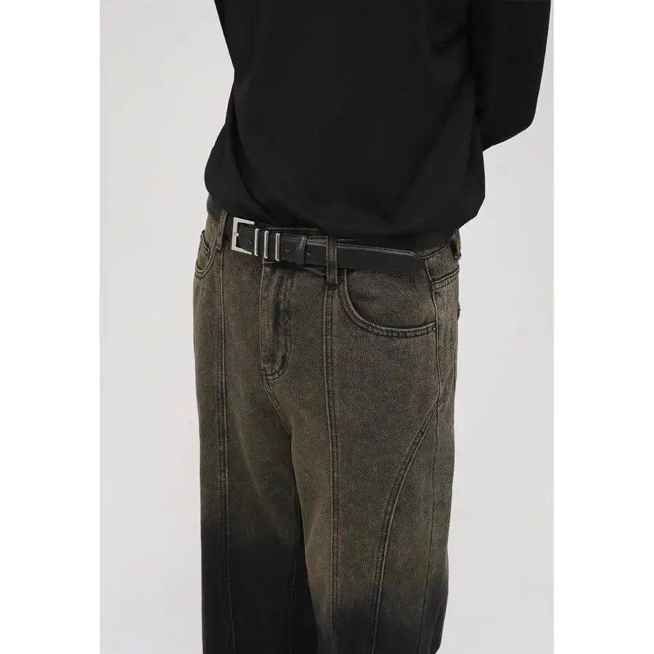 Japanese Brand Retro loose high street gradient jeans Size US 32 / EU 48 - 4 Thumbnail