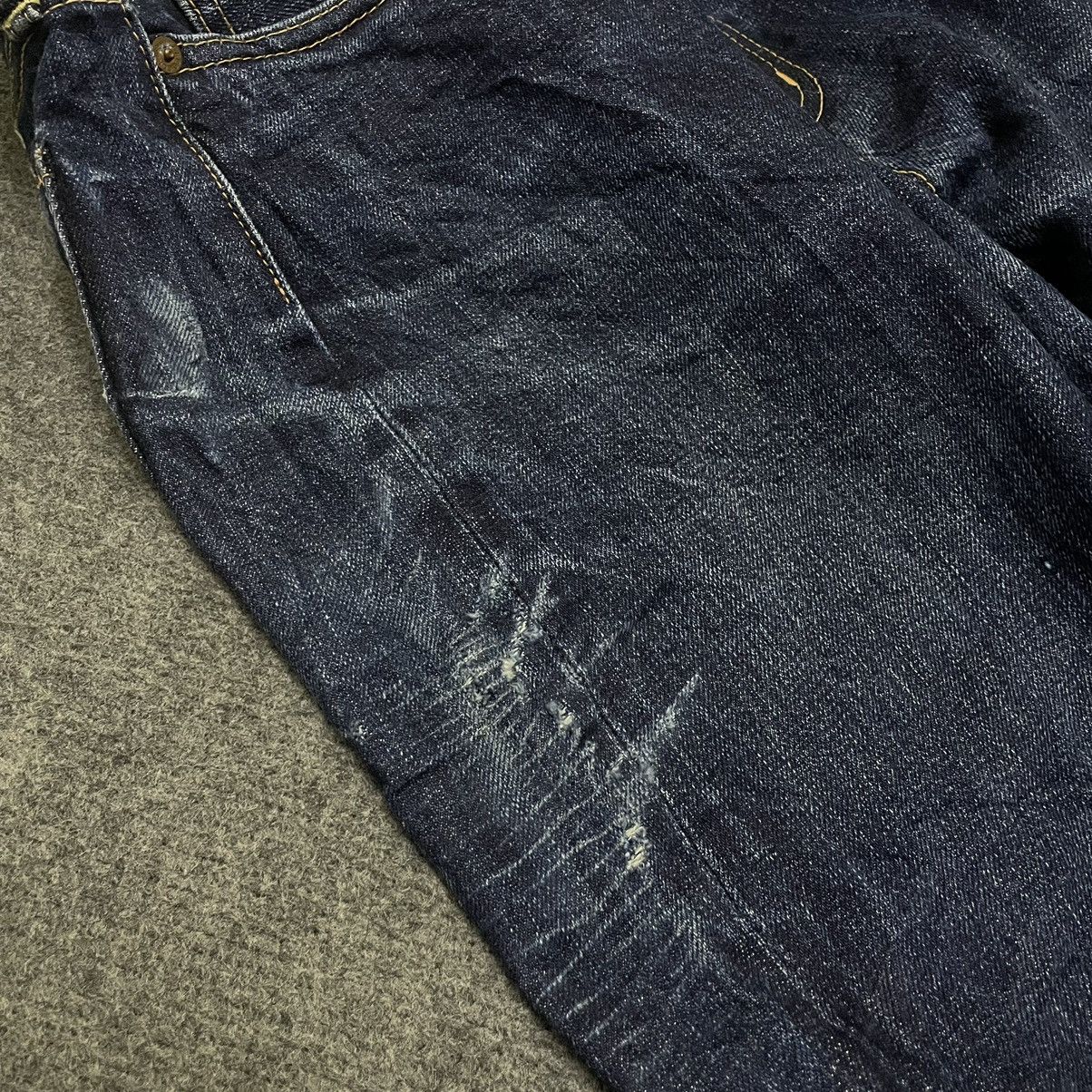 If Six Was Nine × Japanese Brand × Le Grande Bleu (L.G.B.) Core Fighter Indigo Blue Selvedge Denim Samurai Ironheart Size US 34 / EU 50 - 5 Thumbnail