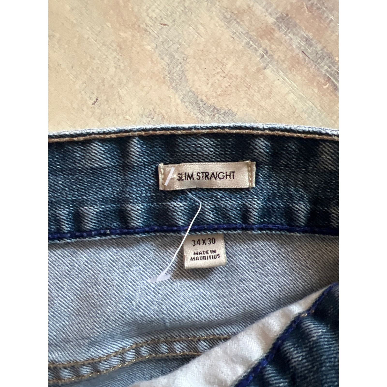 Calvin Klein CALVIN KLEIN SLIM STRAIGHT MENS JEANS 34/30 Size US 34 / EU 50 - 6 Thumbnail