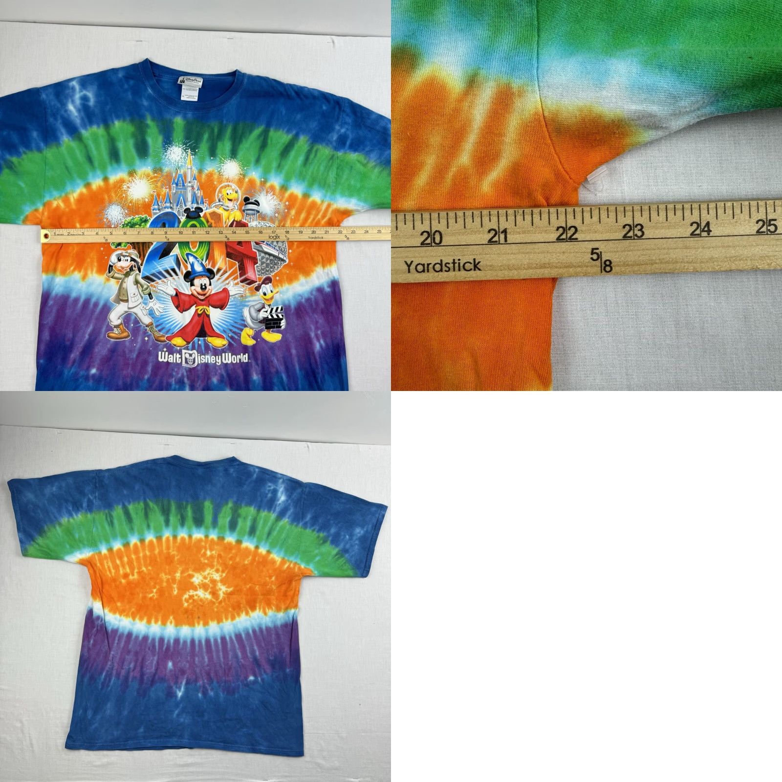 Disney Disney 2014 Walt Disney World Shirt Adult XL Colorful Tie Dye Theme Parks Mickey Mouse Size US XL / EU 56 / 4 - 8 Thumbnail