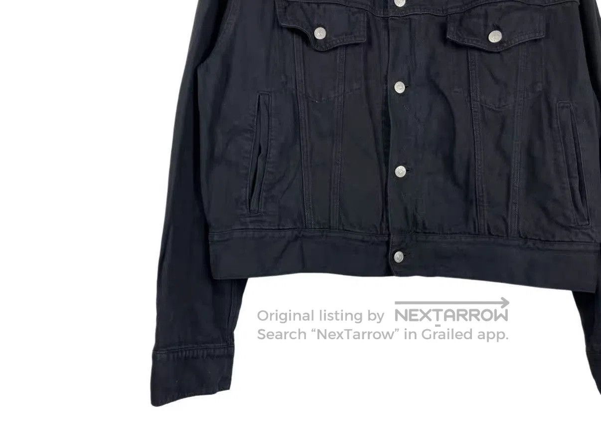 Maison Margiela Black Denim Jacket with Button Front and Pockets. Size US S / EU 44-46 / 1 - 5 Thumbnail