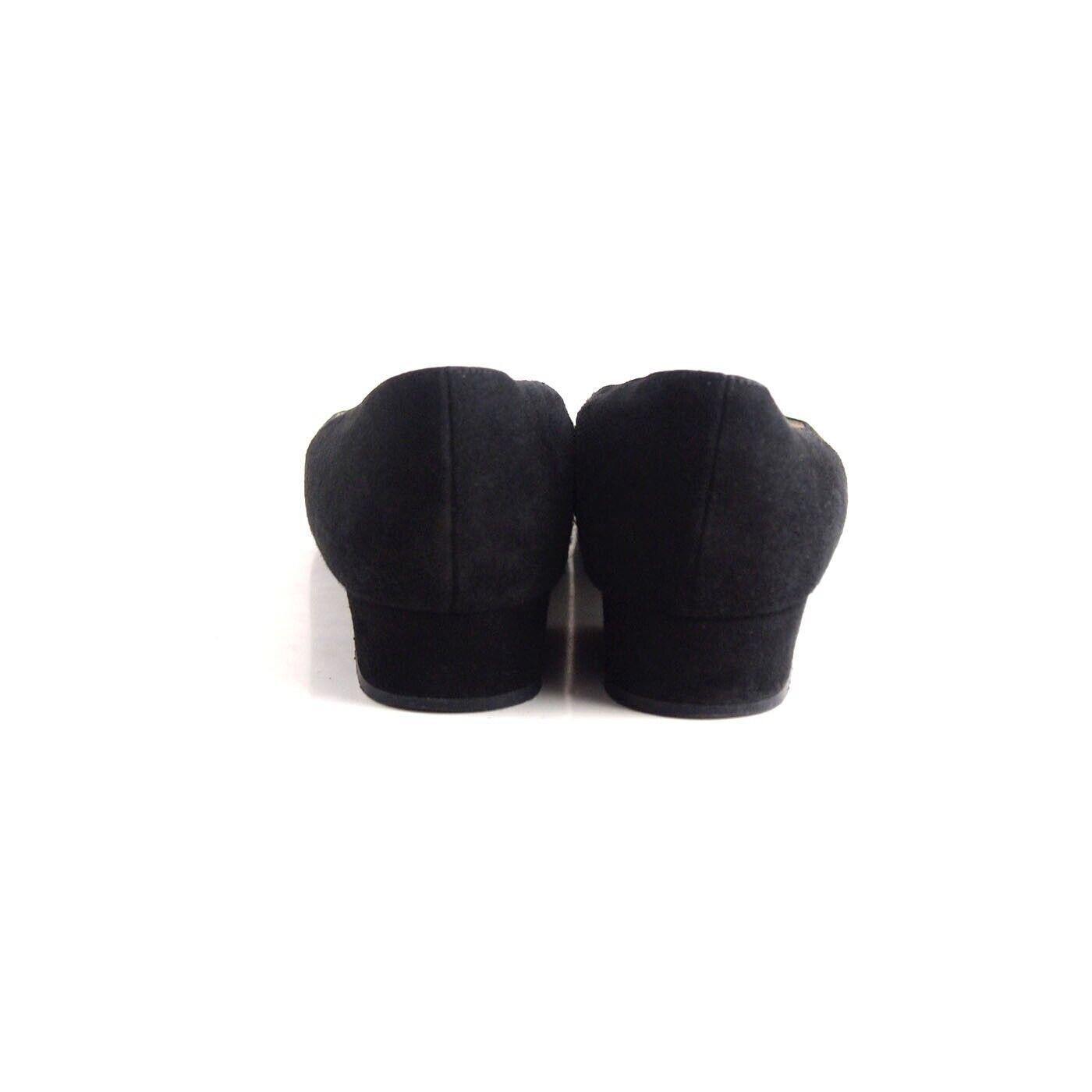 Bally Bally Oggiona Flats Black Suede Satin EU 37 US 6.5 C Size US 6.5 / IT 36.5 - 6 Thumbnail