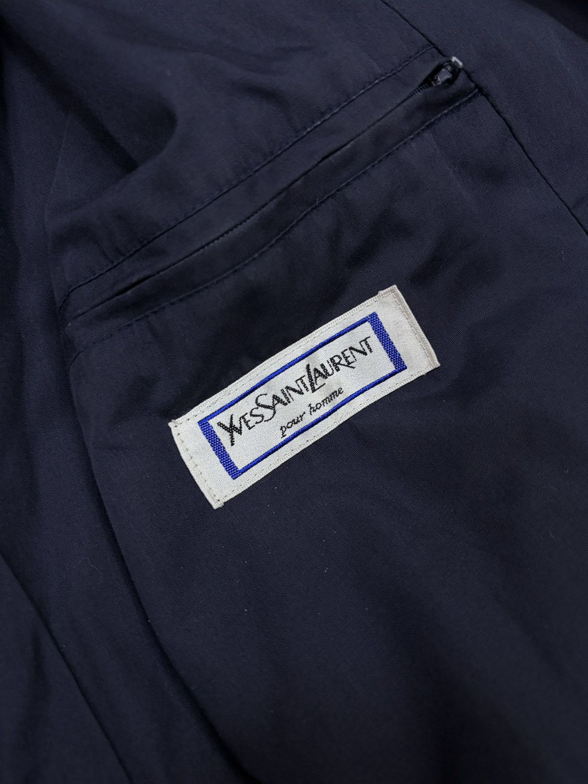 Yves Saint Laurent Yves Saint Laurent Trench Vintage Cloak Coat jacket navy YSL Size US L / EU 52-54 / 3 - 5 Thumbnail