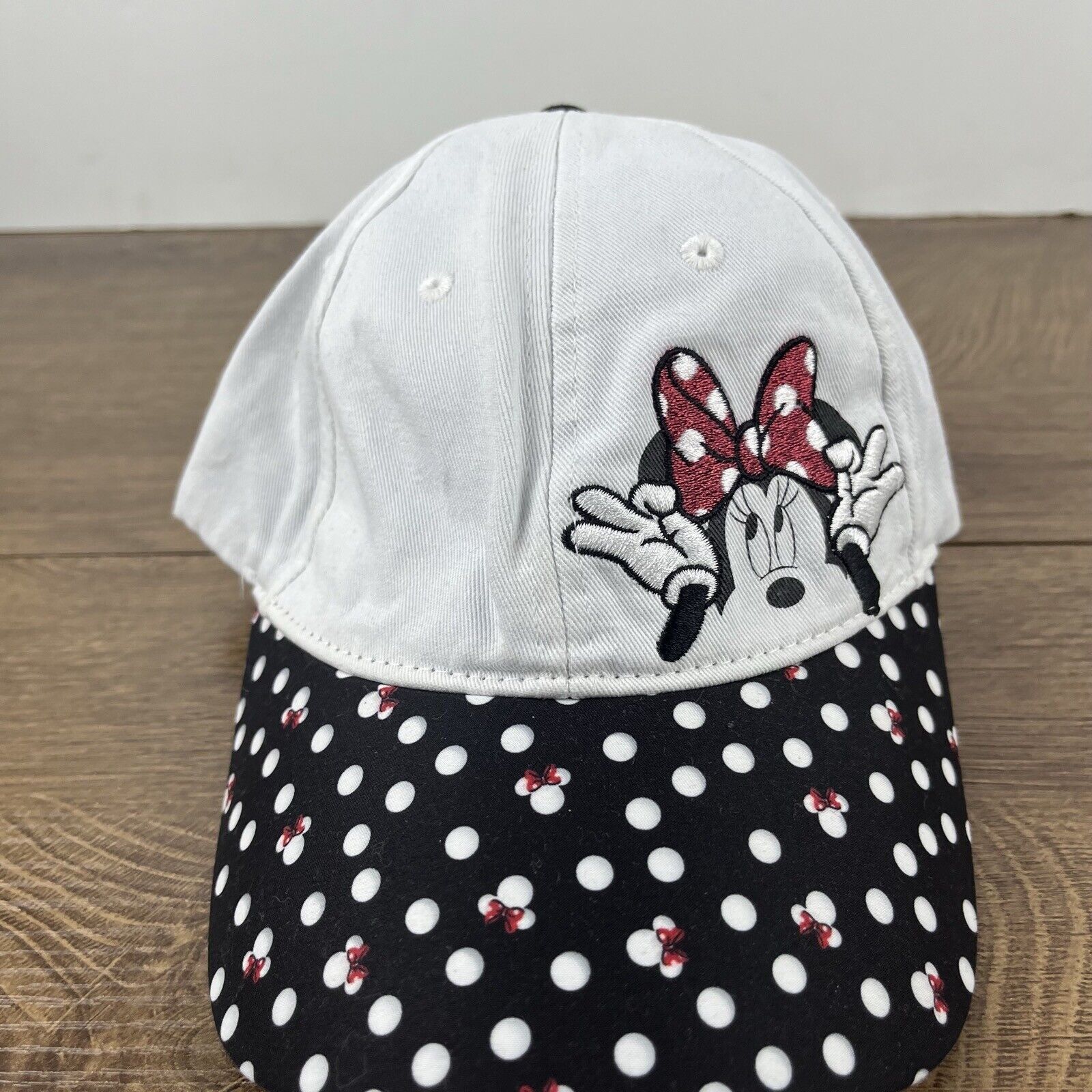 Other Minni Mouse Hat Mini Mouse Hat White Adjustable Hat White Ad Size ONE SIZE - 7 Thumbnail