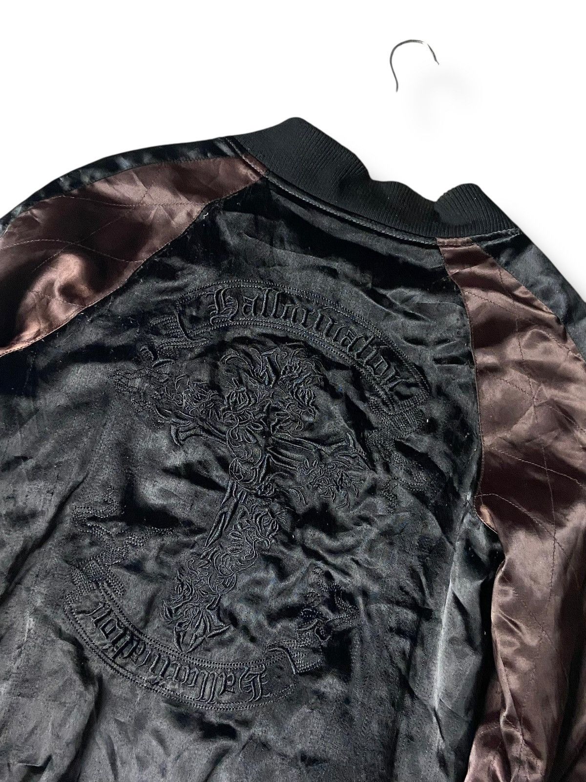 Japanese Brand MIDAS Brand Embroidered Cross Sukajan Jacket (158) Size US XXS / EU 40 - 7 Thumbnail