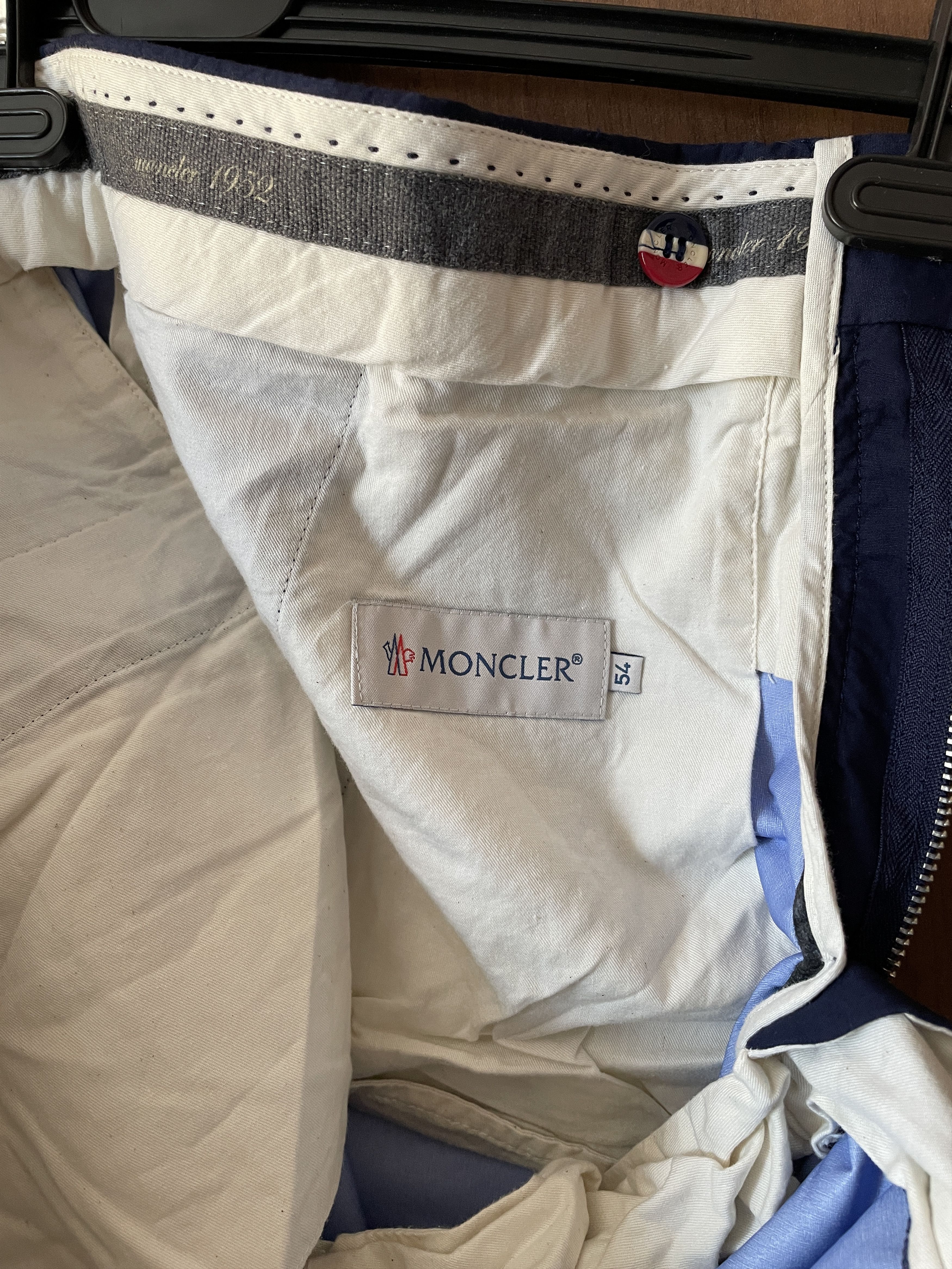 Designer × Moncler Moncler Pantalone Sportivo Dress Pants Blue 54 XL Size US 38 / EU 54 - 11 Thumbnail