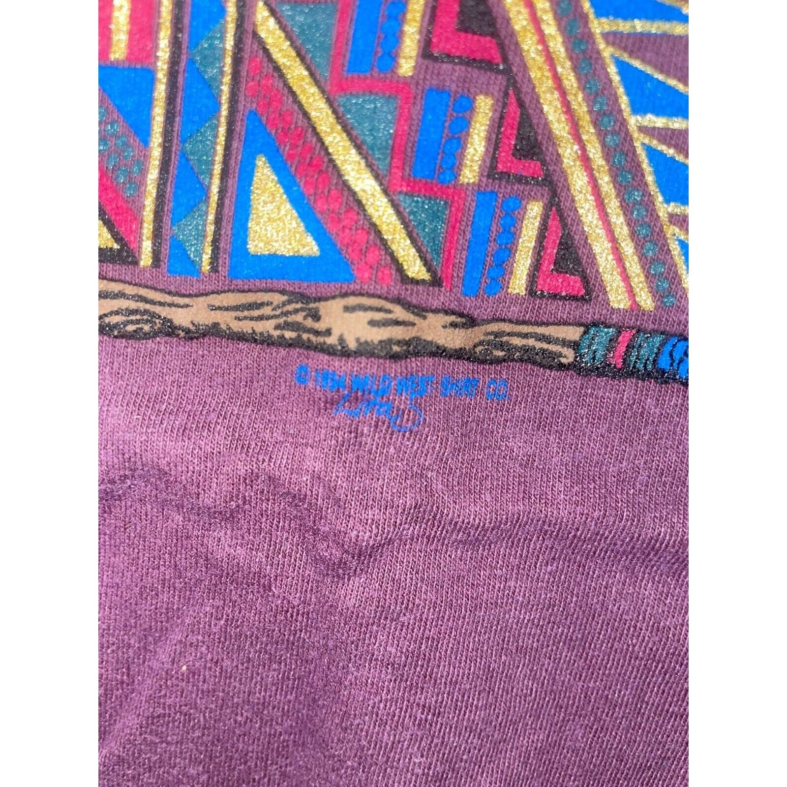 Vintage Vintage Las Vegas Native Shirt American Tee 90s VTG Large Size US L / EU 52-54 / 3 - 6 Thumbnail
