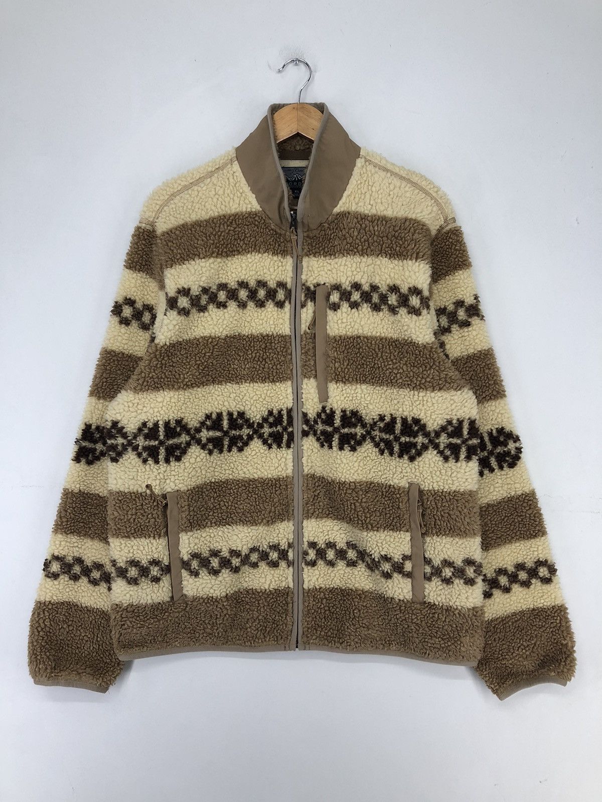 J.Crew J.Crew Nordic Sherpa Fleece Jacket Size US XL / EU 56 / 4 - 1 Thumbnail