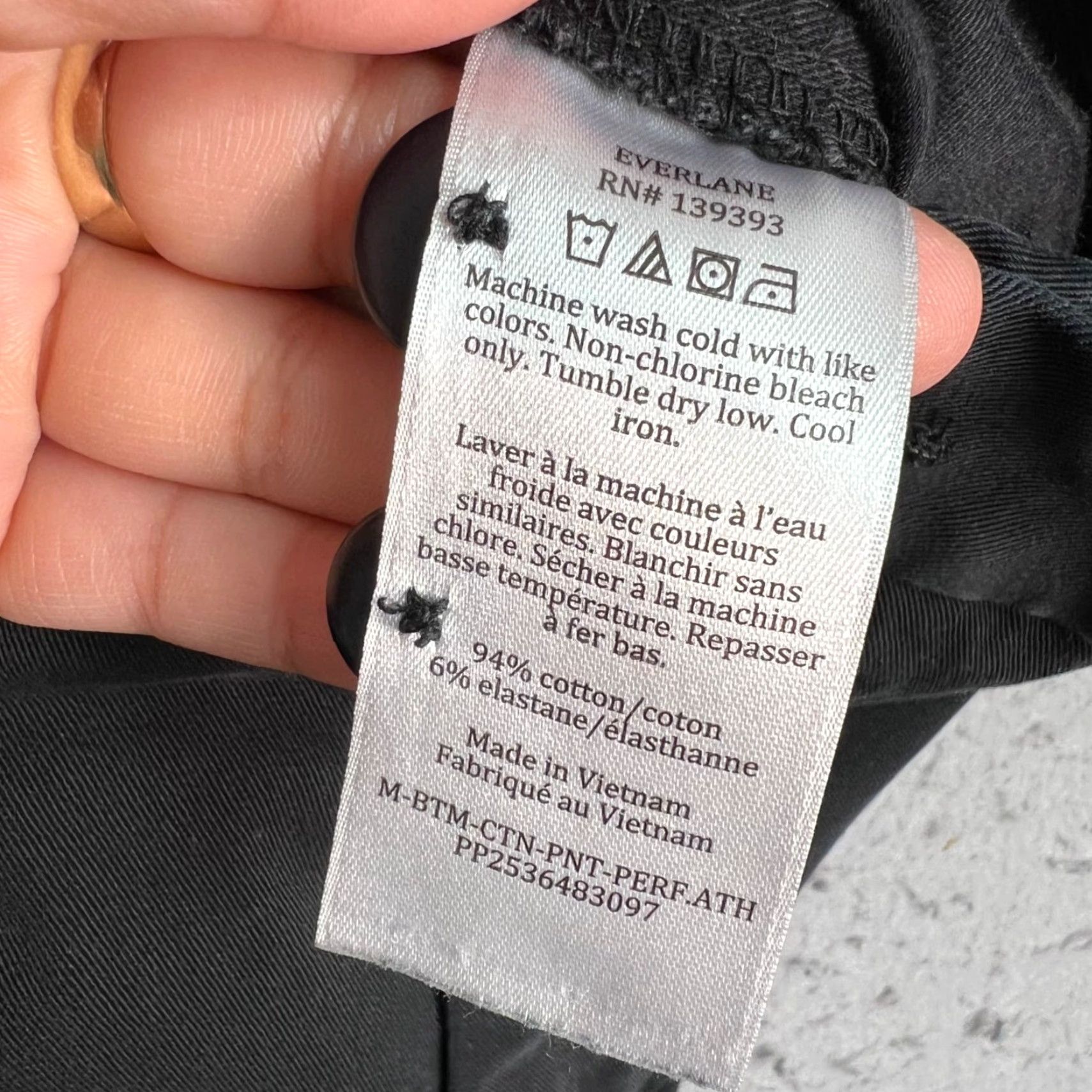 Everlane Everlane Athletic Fit Chino Pants Mens Size 32 Black Inseam 28 Size US 32 / EU 48 - 4 Thumbnail