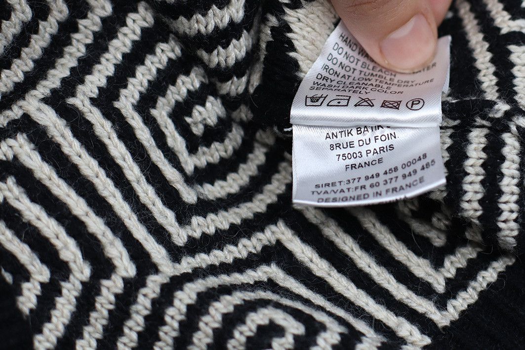 Antik Batik Ethnic Pattern Wool-Acrylic Sweater by Antik Batik, M/40 Size M / US 6-8 / IT 42-44 - 5 Thumbnail