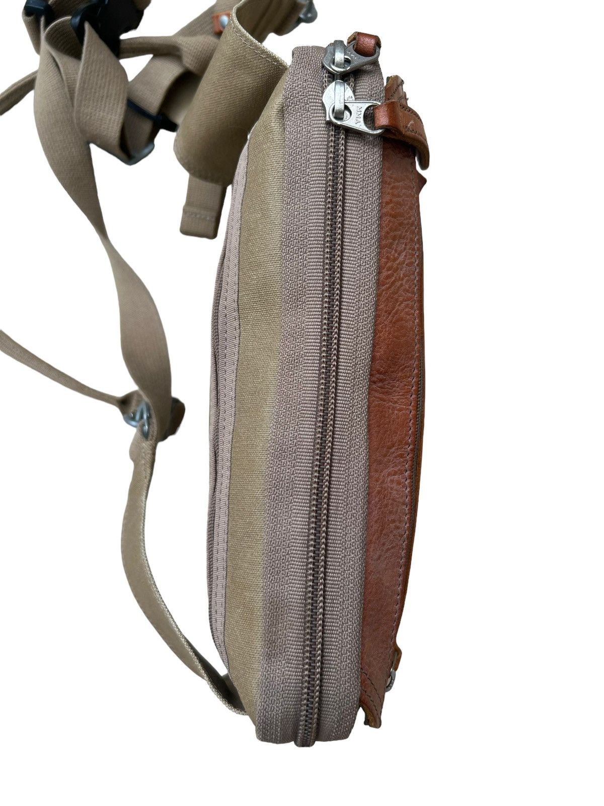 Leather Vintage Porter by Yoshida Hybrid Leather Cotton Canvas Bag Size ONE SIZE - 17 Thumbnail