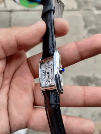 Jewelry 2000s vintage style cute square leather luxury watch Size ONE SIZE - 6 Thumbnail