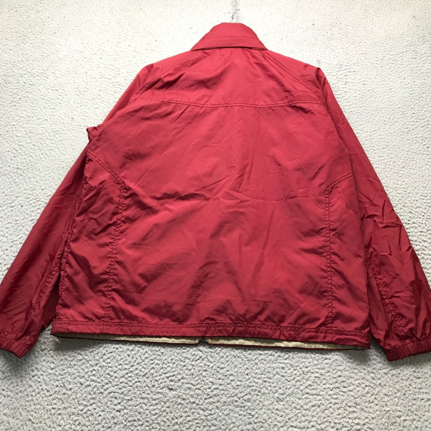 Vintage L.L. Bean Windbreaker Nylon Jacket Hoodie Mens M Red Full Zip Pockets Jacket Coat Windbreaker Men M Red Nylon Jacket Hoodie Size US M / EU 48-50 / 2 - 4 Thumbnail
