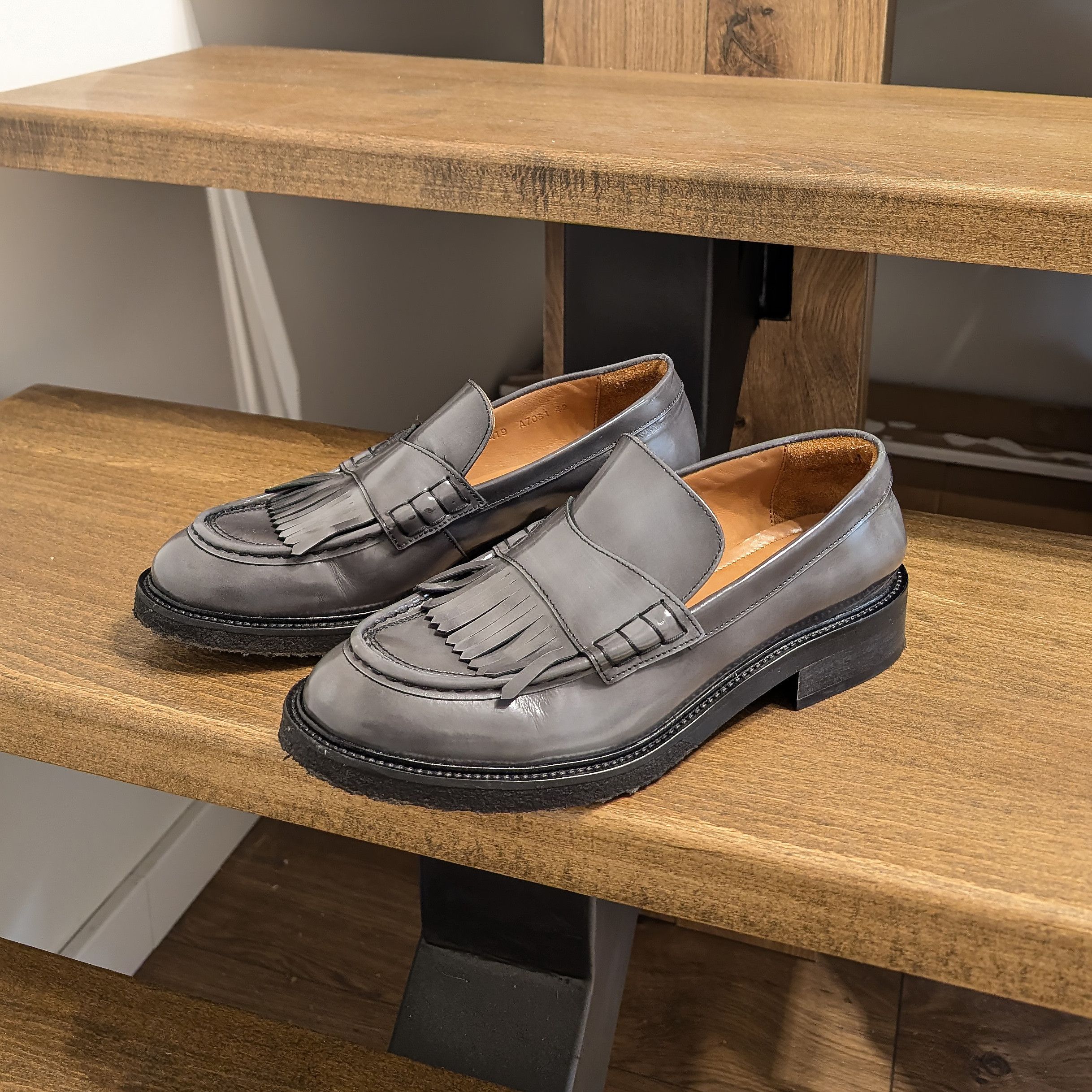Billi Bi Billi Bi Copenhagen EU 42 Leather Loafers Slip-On Shoes Size US 12 / IT 42 - 1 Thumbnail