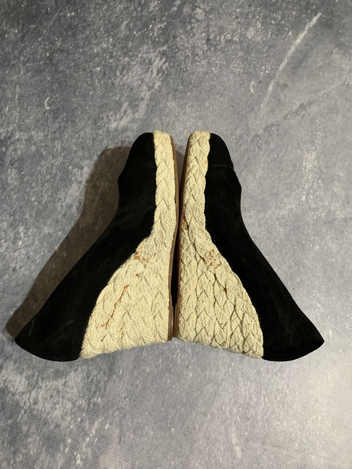 Chanel × Designer Authentic Chanel Platforms Sandals Women Black Size US 7.5 / IT 37.5 - 5 Thumbnail