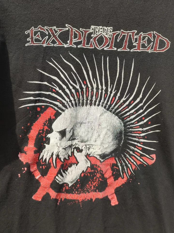 Vintage Rare The Exploited vintage shirt size L Size US L / EU 52-54 / 3 - 2 Thumbnail
