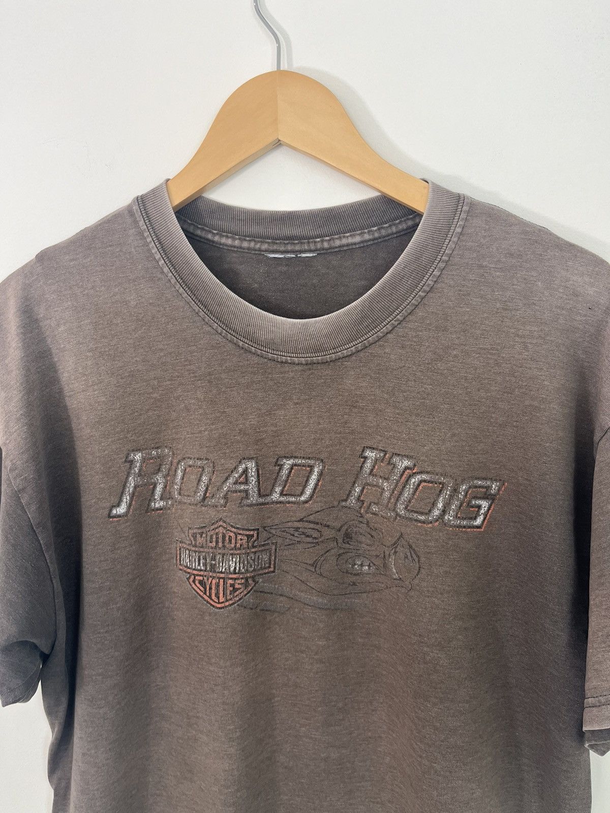 Vintage Harley Davidson Road Hog Sun Faded Distressed Tee Size US L / EU 52-54 / 3 - 1 Thumbnail