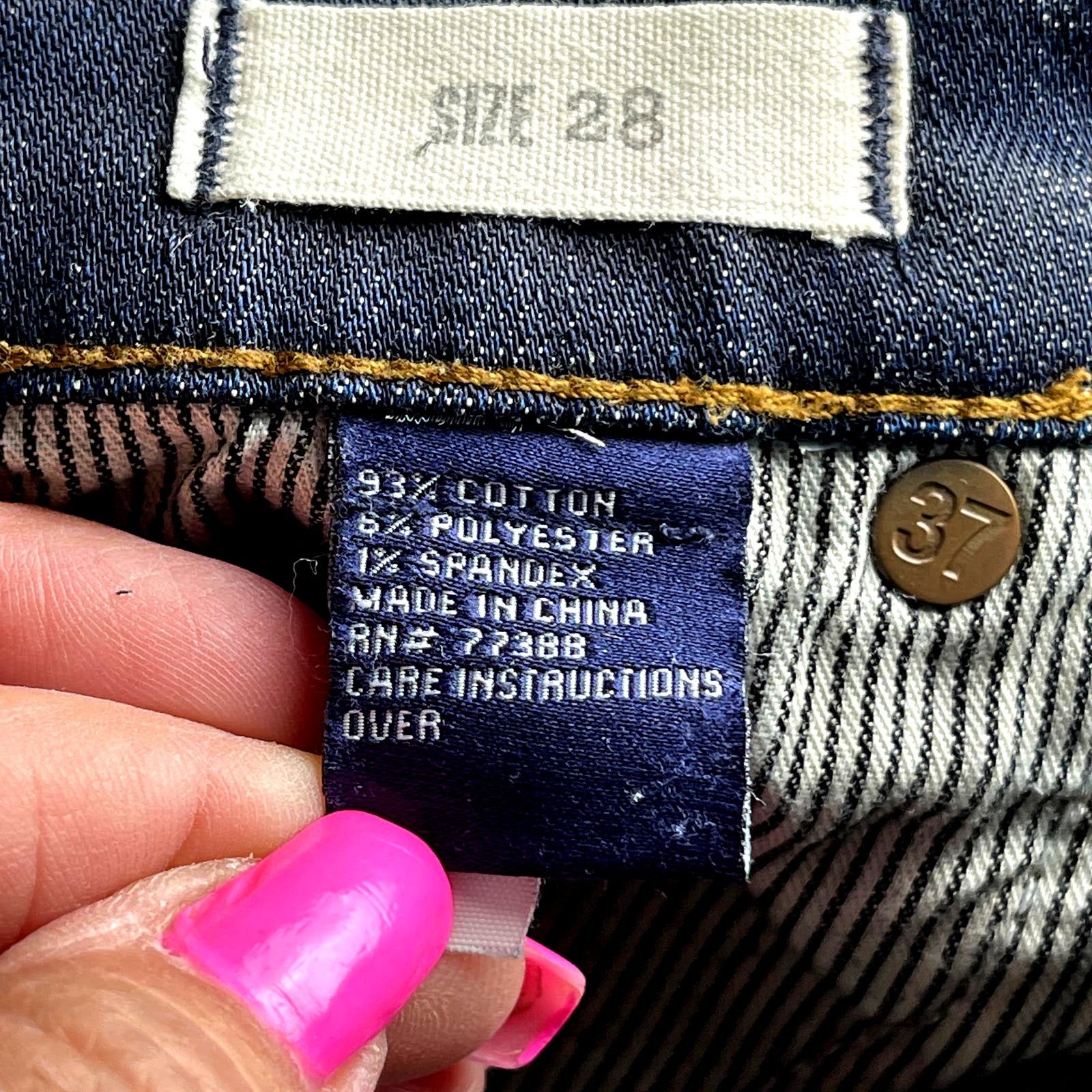 Madewell Madewell Distressed 8.5" Mid Rise Skinny Jeans Strch Worn 28 Size 28" / US 6 / IT 42 - 7 Thumbnail