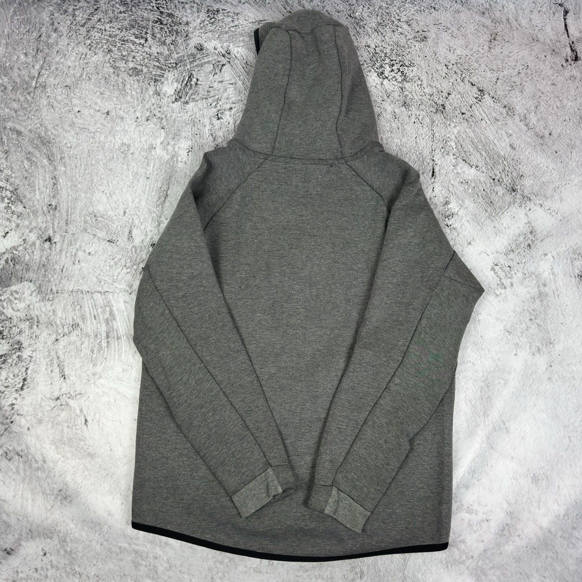 Nike Nike Tech Fleece Windrunner Men Heather Gray Cotton Hoodie M Size US M / EU 48-50 / 2 - 7 Thumbnail