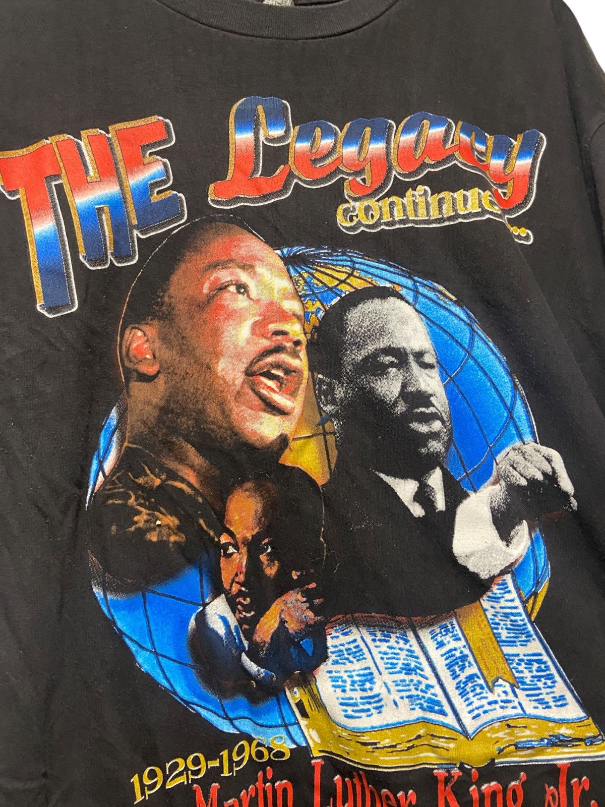 Vintage Vintage Martin Luther King Jr MLK T Shirt Mens Size L Size US L / EU 52-54 / 3 - 3 Thumbnail