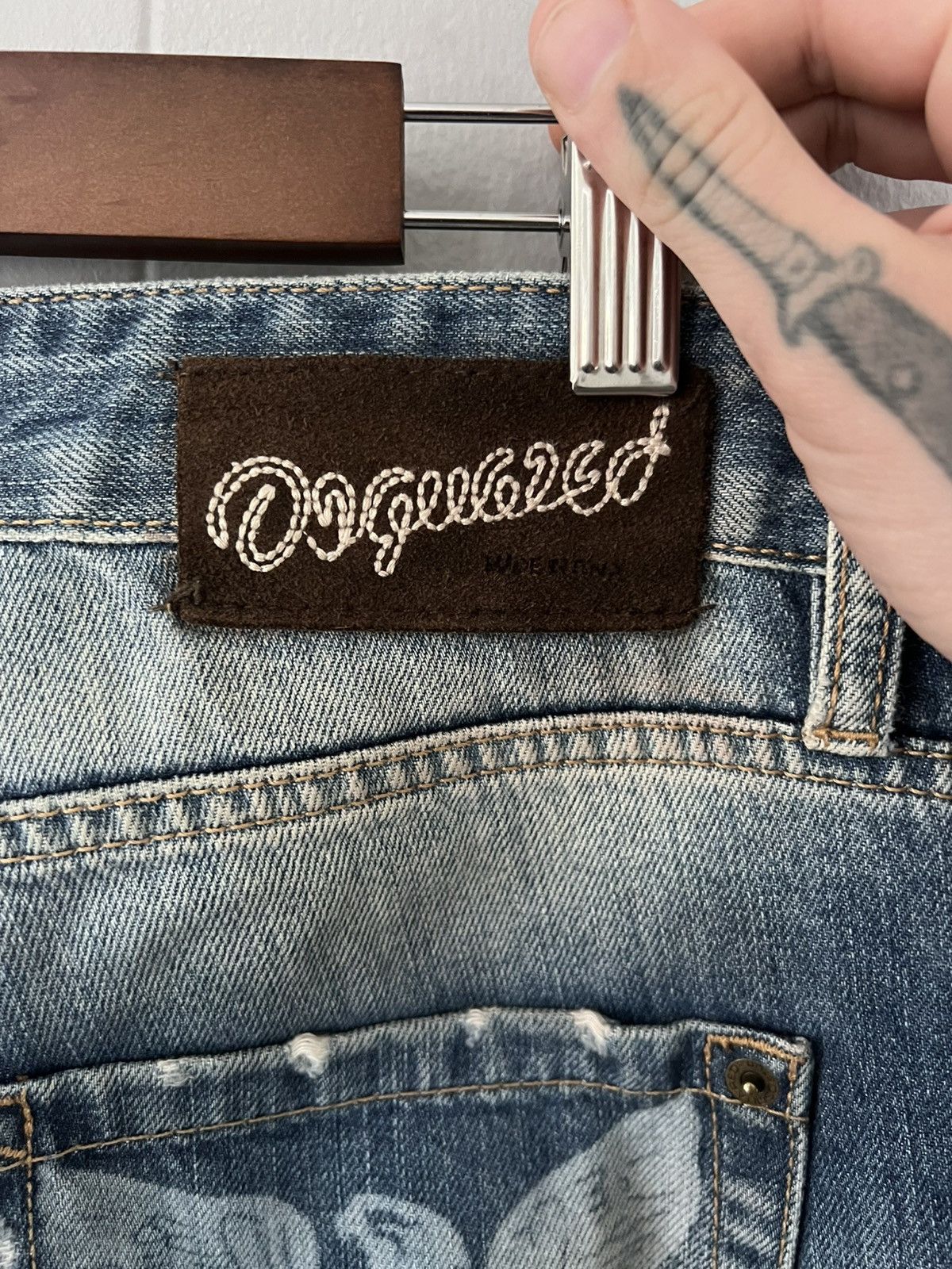 Dsquared2 Distressed D2 Key Accessory Jeans Size US 32 / EU 48 - 4 Thumbnail