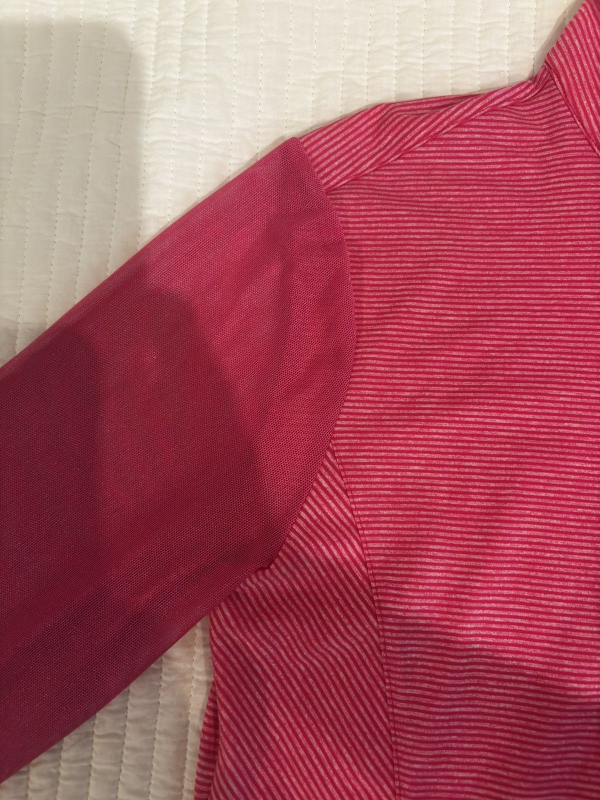 Imperial Pink sheer sleeves shirt.wt460 Size XS / US 0-2 / IT 36-38 - 5 Thumbnail