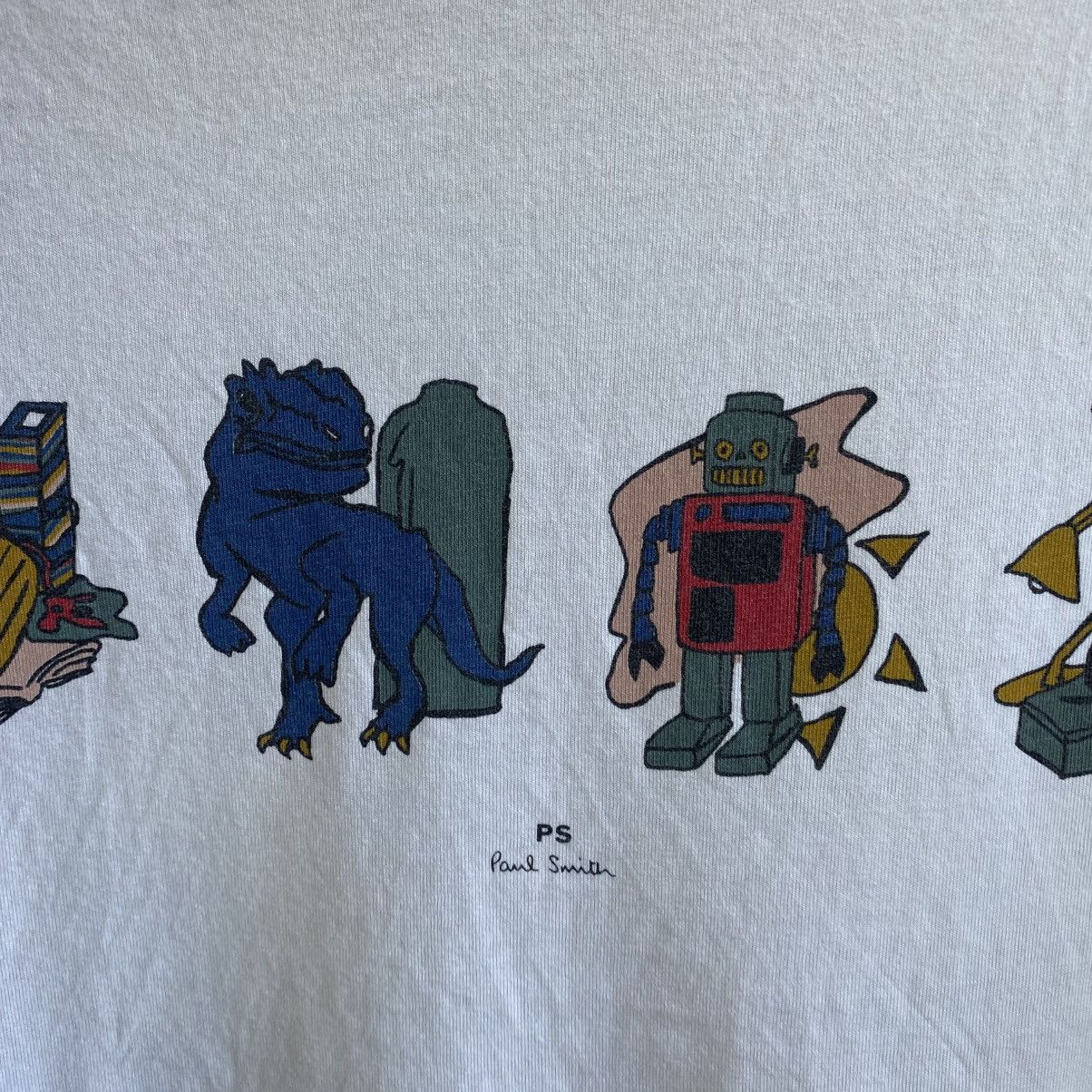 Paul Smith Designer Paul Smith Big Logo streetwear y2k tee Size US L / EU 52-54 / 3 - 3 Thumbnail