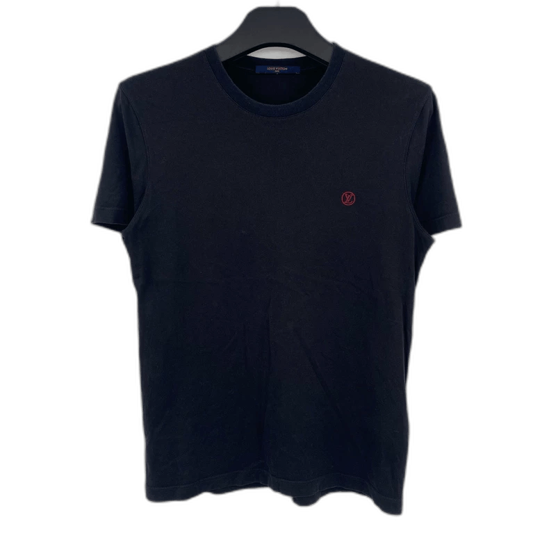 Louis Vuitton Red Embroidered Short Sleeve T-shirt