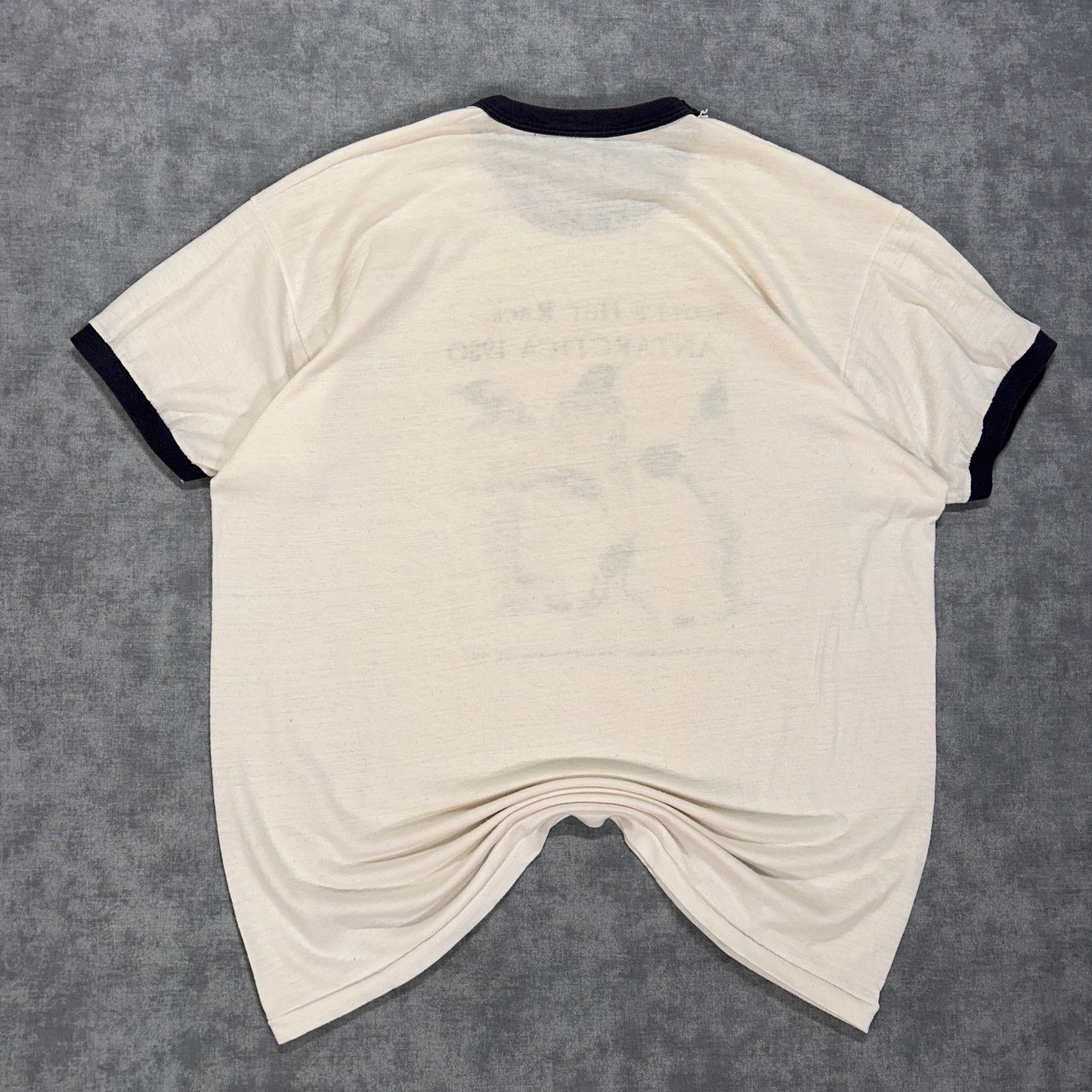 Russell Athletic VTG Russell Scotts Hut Race Antartica Penguins ringer tee Size US L / EU 52-54 / 3 - 2 Thumbnail