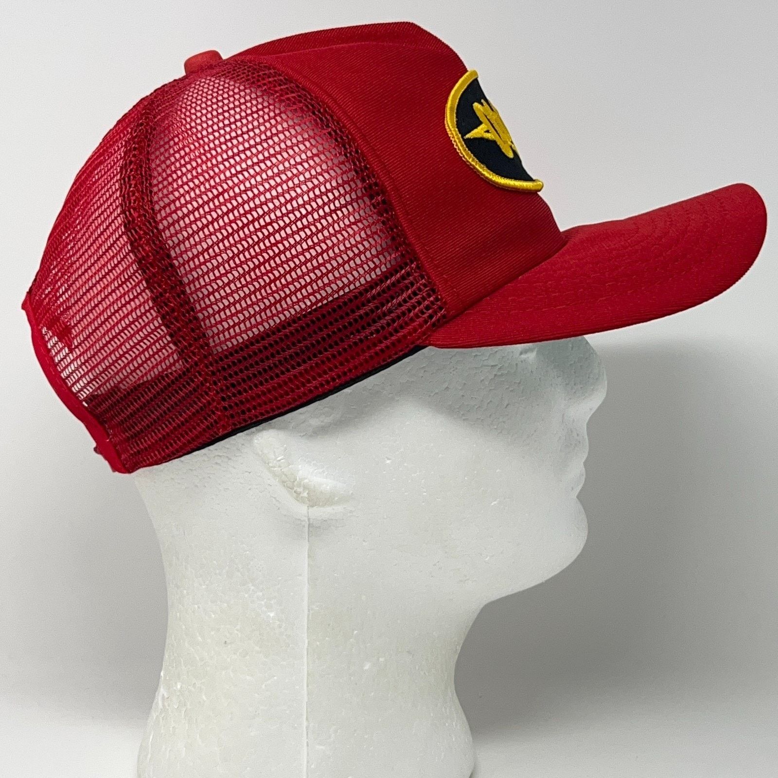 New Era Vintage 80s Arvada Excavating Trucker Hat Baseball Cap Red Size ONE SIZE - 7 Thumbnail