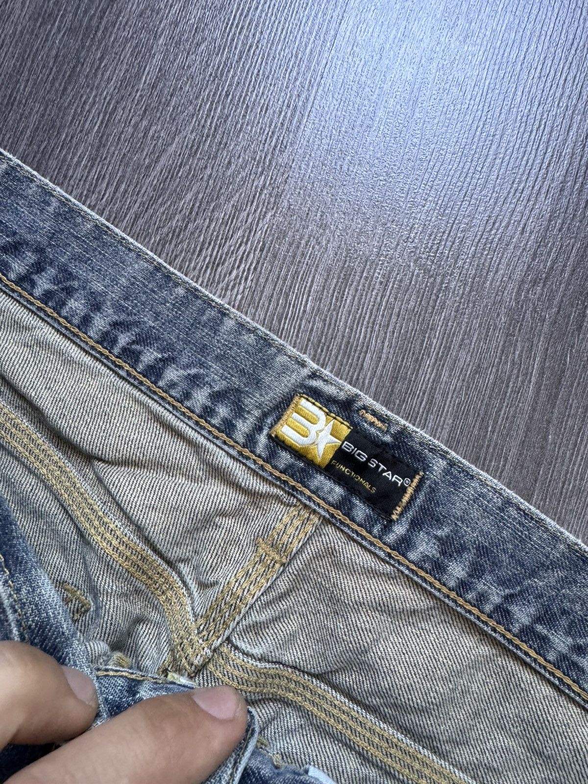 Big Star × Vintage Y2K Vintage Big Star Workwear Denim Rap Pants Size US 34 / EU 50 - 3 Thumbnail