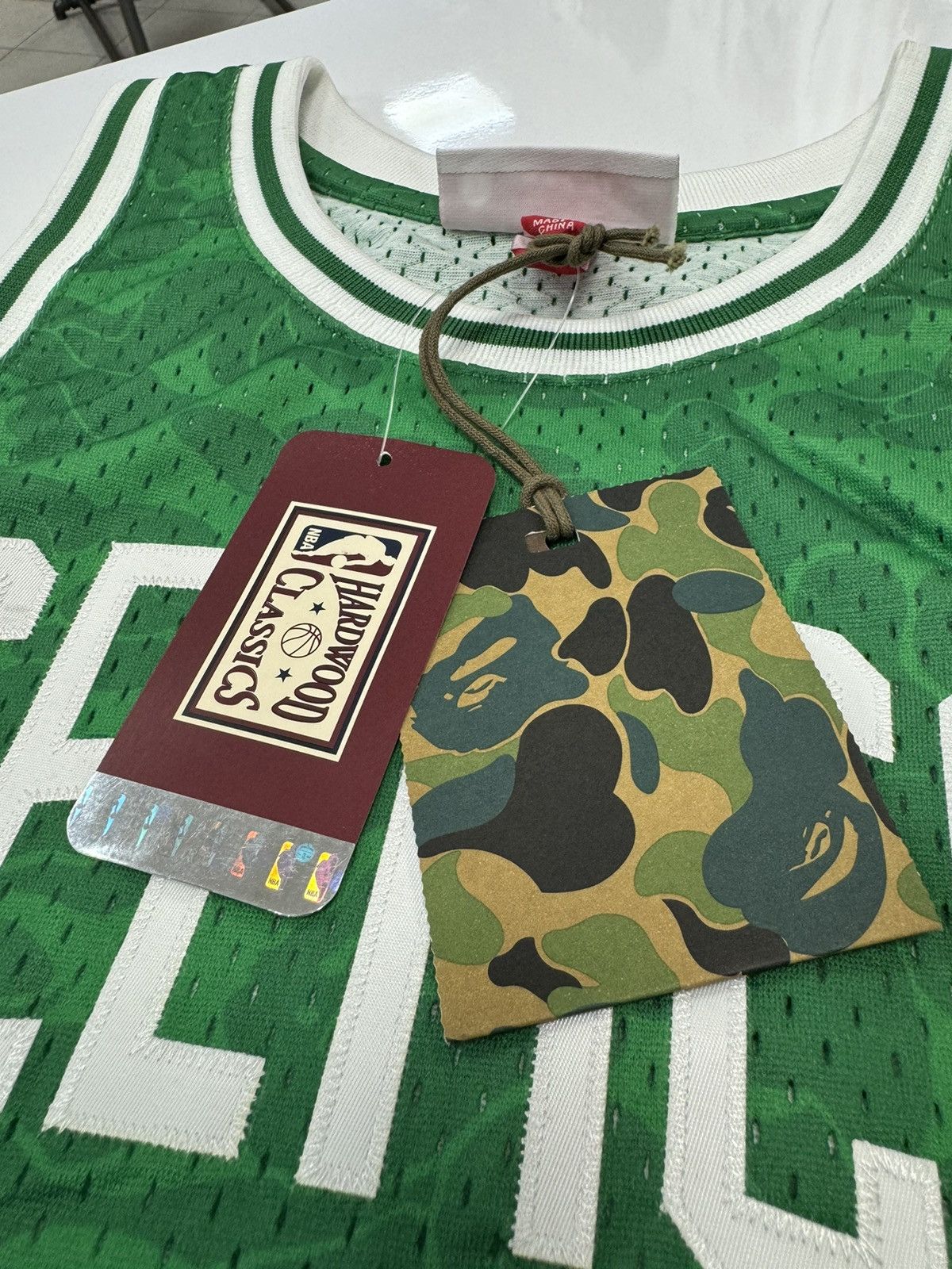 Bape × Mitchell & Ness Bape x Mitchel & Ness Boston Celtics Jersey Size US XS / EU 42 / 0 - 3 Thumbnail