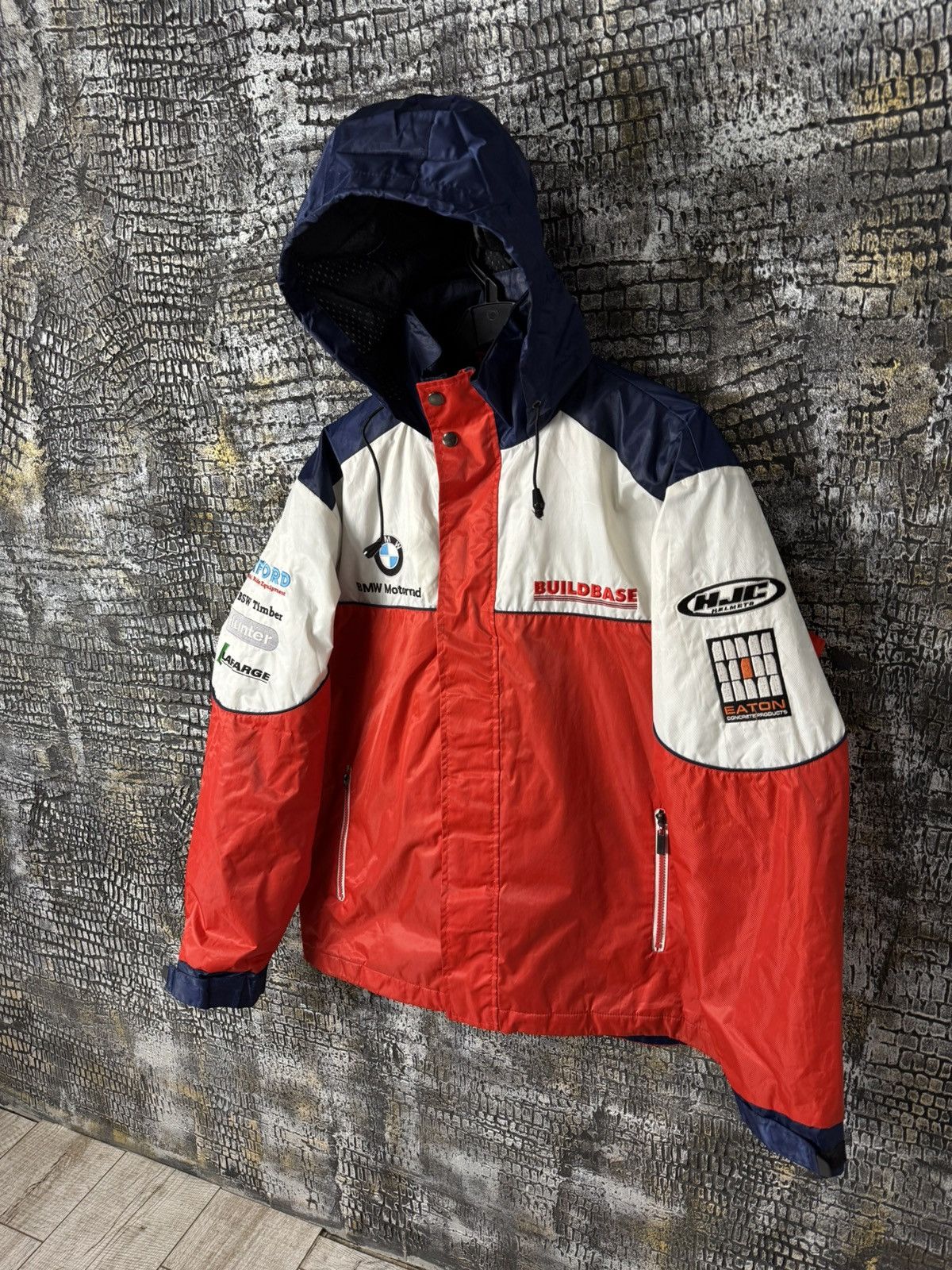 BMW BMW Vintage Jacket Big Logo Team Buildbase Motorrad Size US L / EU 52-54 / 3 - 1 Thumbnail