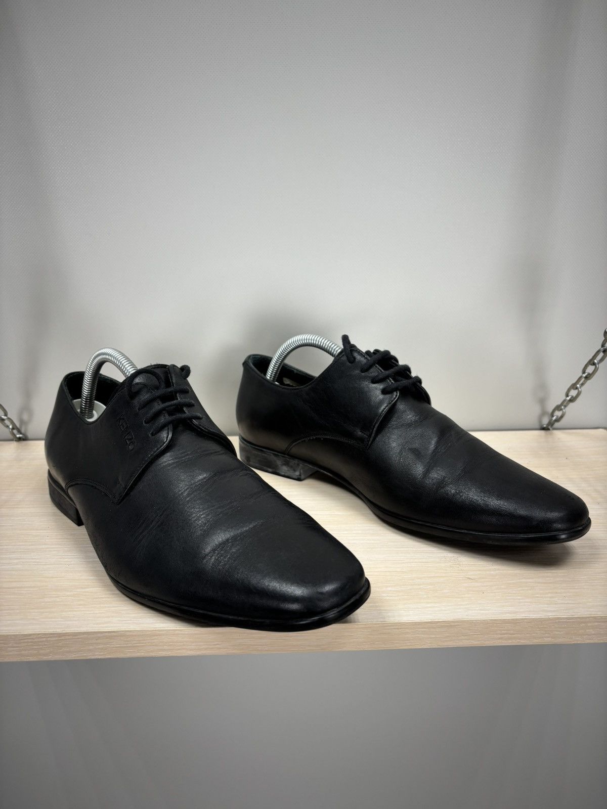 Kenzo Mens leather shoes Kenzo Size 7 1/2 Color Black Size US 7.5 / EU 40-41 - 2 Thumbnail