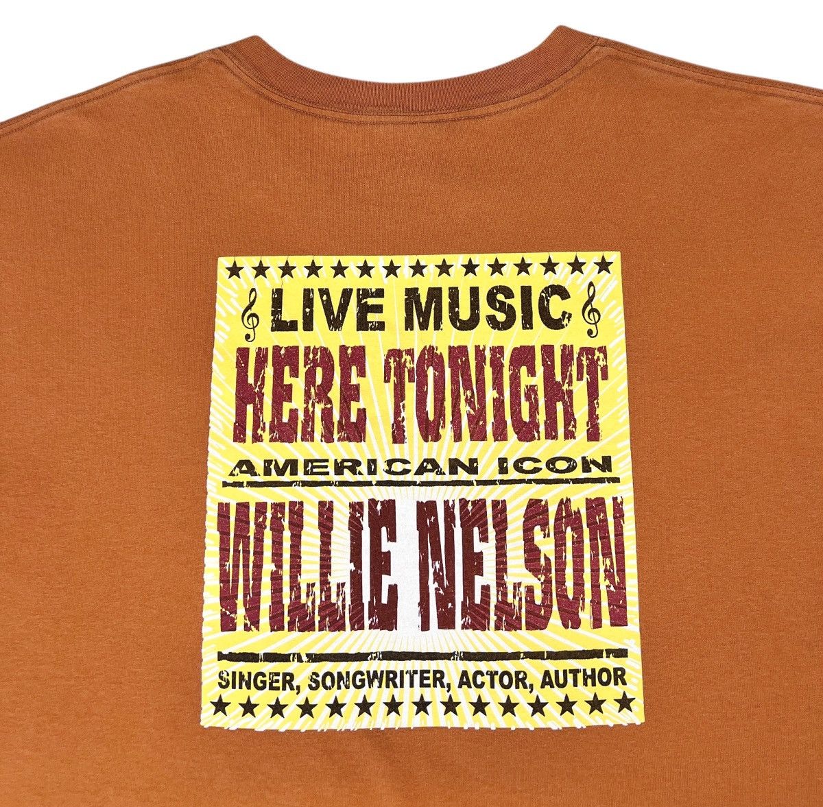 Band Tees 90s Vintage Willie Nelson Tour Tee Size US XL / EU 56 / 4 - 4 Thumbnail