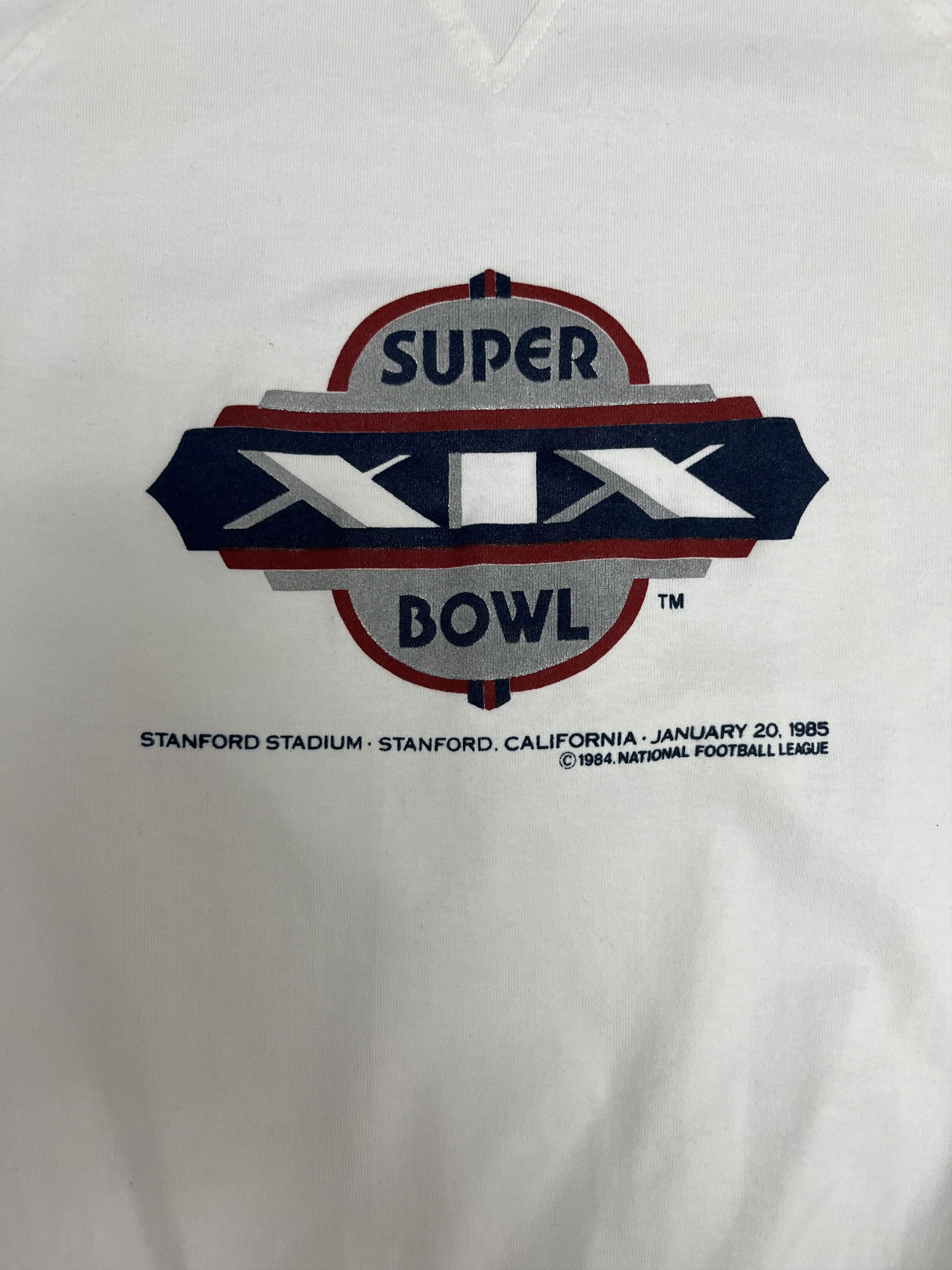 Logo 7 × Vintage Super Bowl XIX Vintage White Crewneck Sweater Size US L / EU 52-54 / 3 - 2 Thumbnail