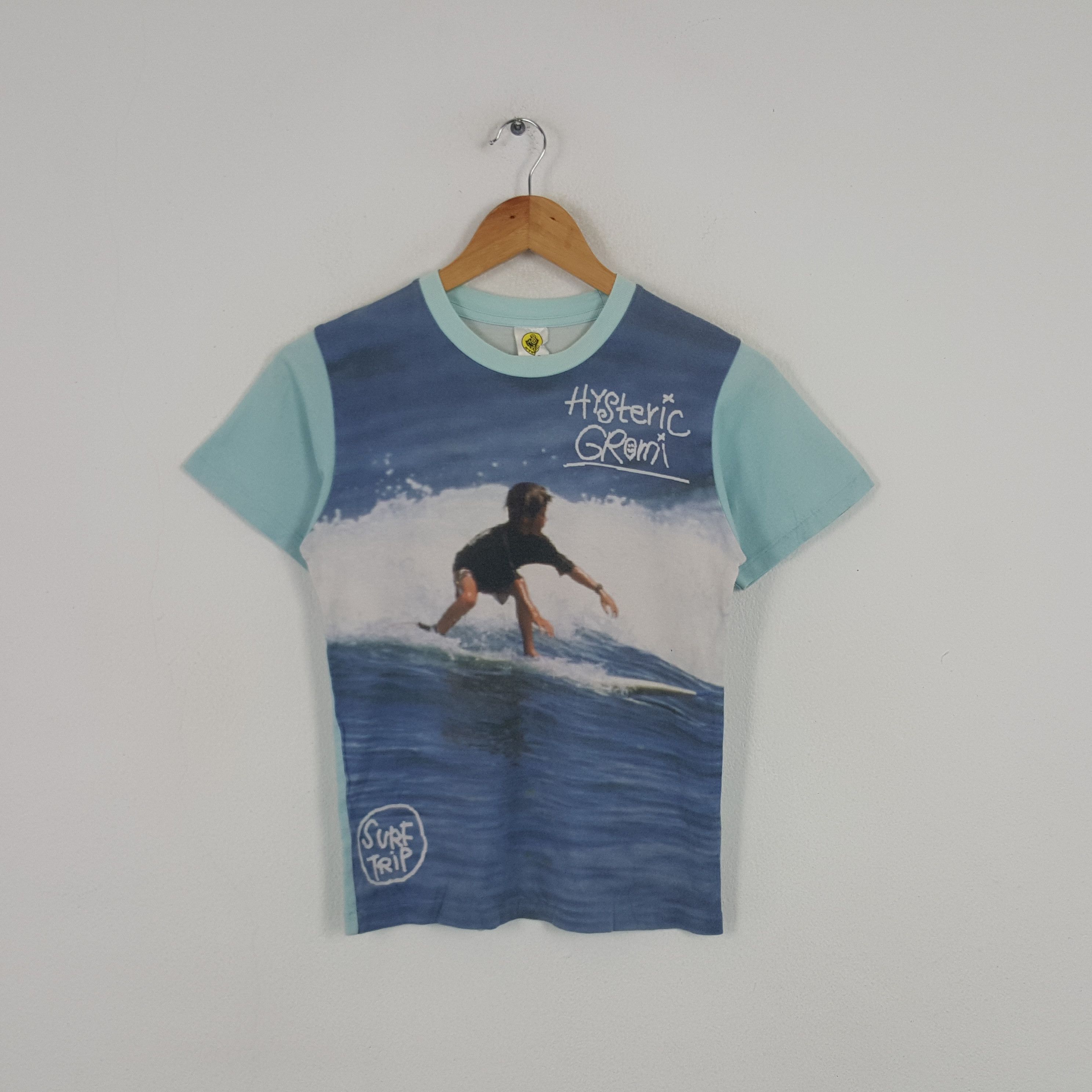 Vintage Hysteric Glamour Japanese Surf Art Parody Tshirt