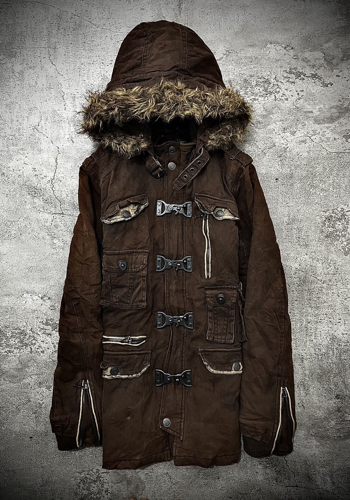 In The Attic 2000's In The Attic Fur Vkei Grungepunk Gothic Style