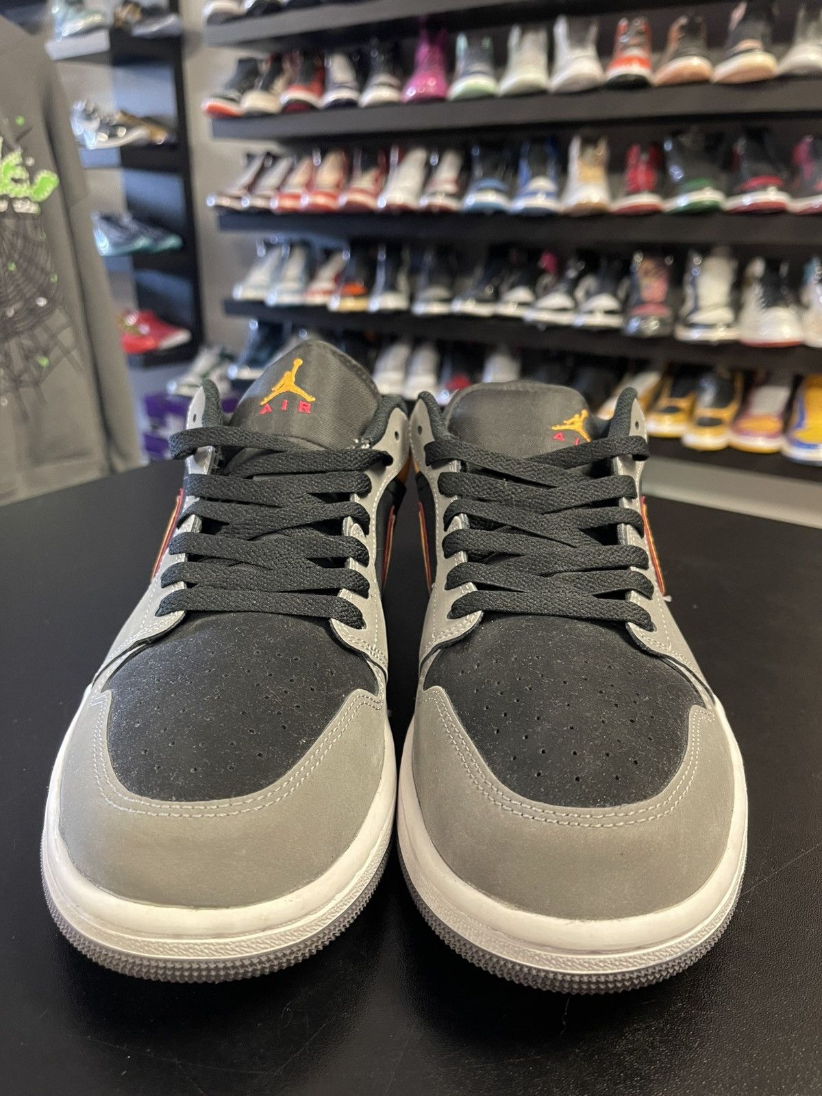 Jordan Brand Size 10 - Jordan 1 Low Light Graphite Vivid Orange Size US 10 / EU 43 - 2 Thumbnail