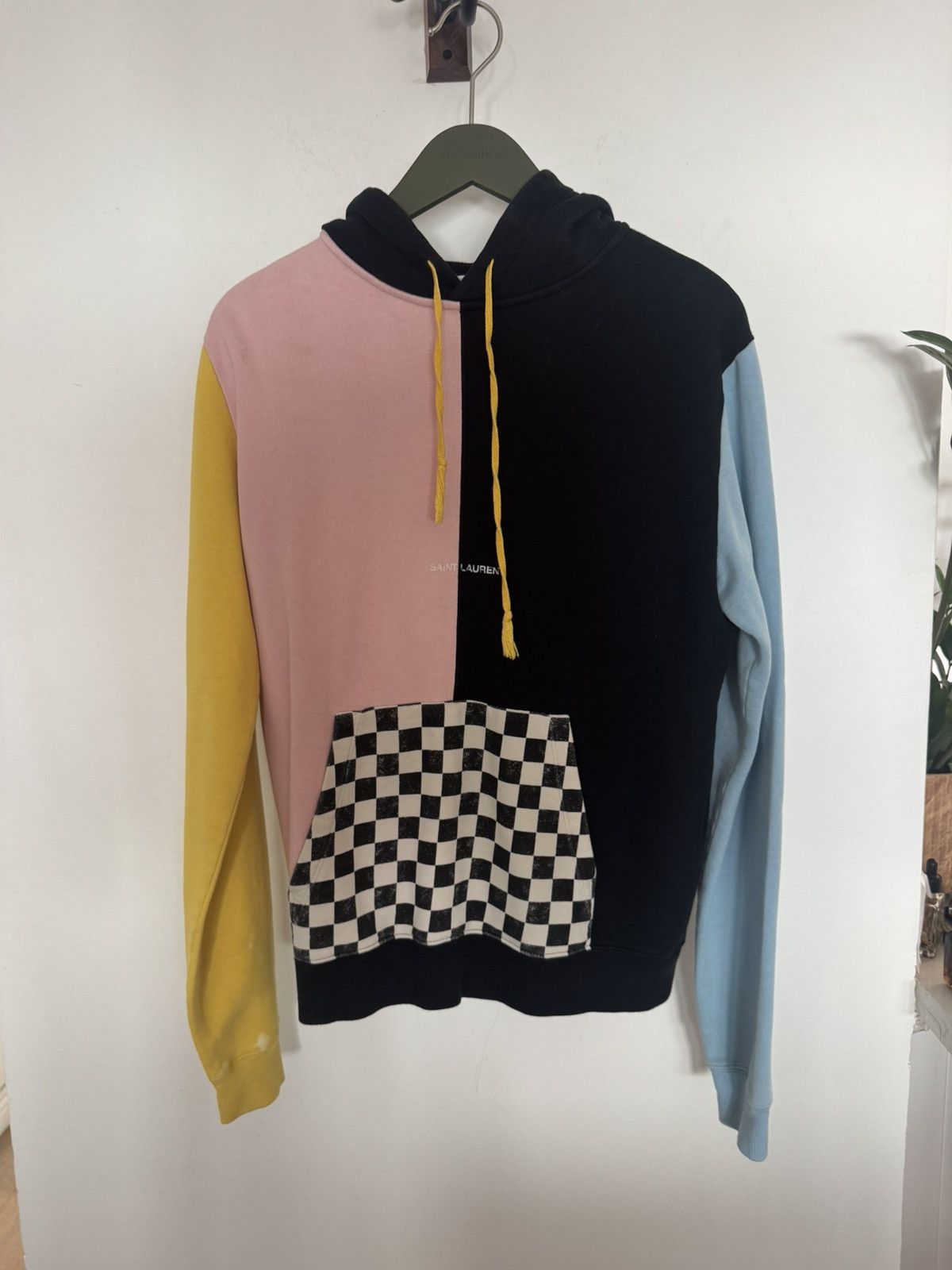 Saint Laurent Paris Memphis Molino Hoodie oversized Size US S / EU 44-46 / 1 - 1 Thumbnail