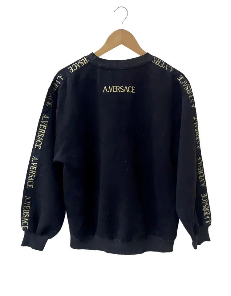 Versace A.Versace Big Logo Madusa Embroidered sweater Size US M / EU 48-50 / 2 - 2 Thumbnail
