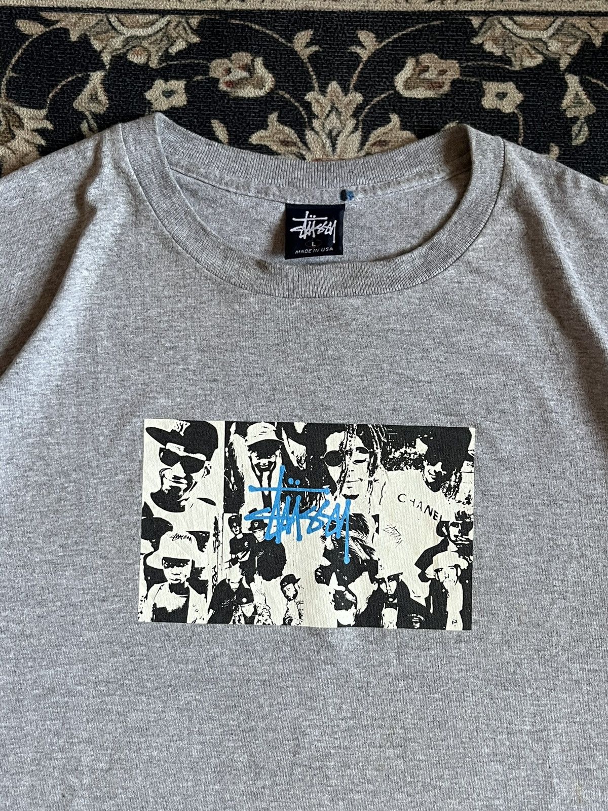Stussy × Vintage Vintage 90s Stussy Photo Tee Size US L / EU 52-54 / 3 - 3 Thumbnail