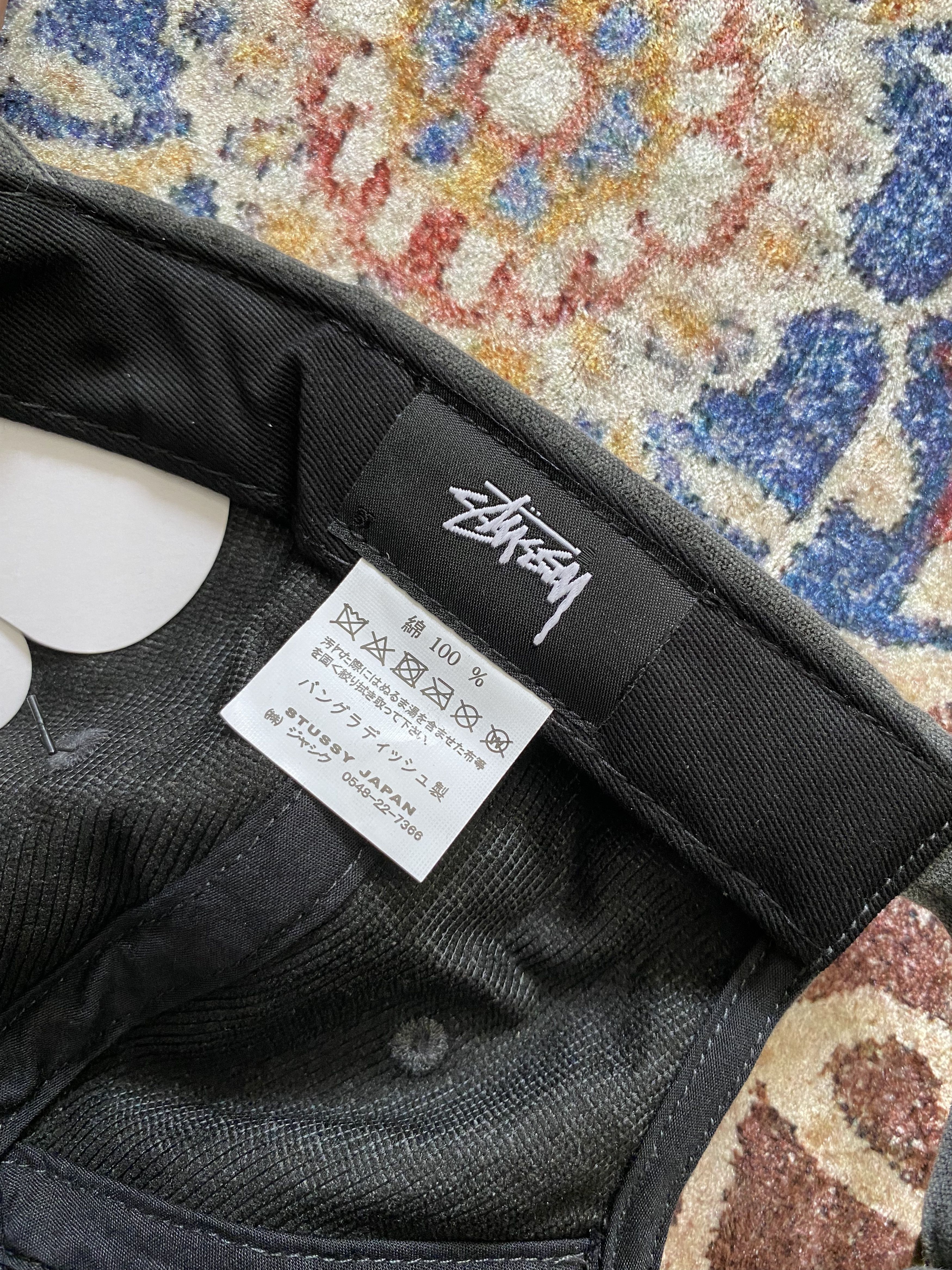 Stussy Stussy Japan Pigment Washed Low Pro Cap - Black Size ONE SIZE - 2 Thumbnail