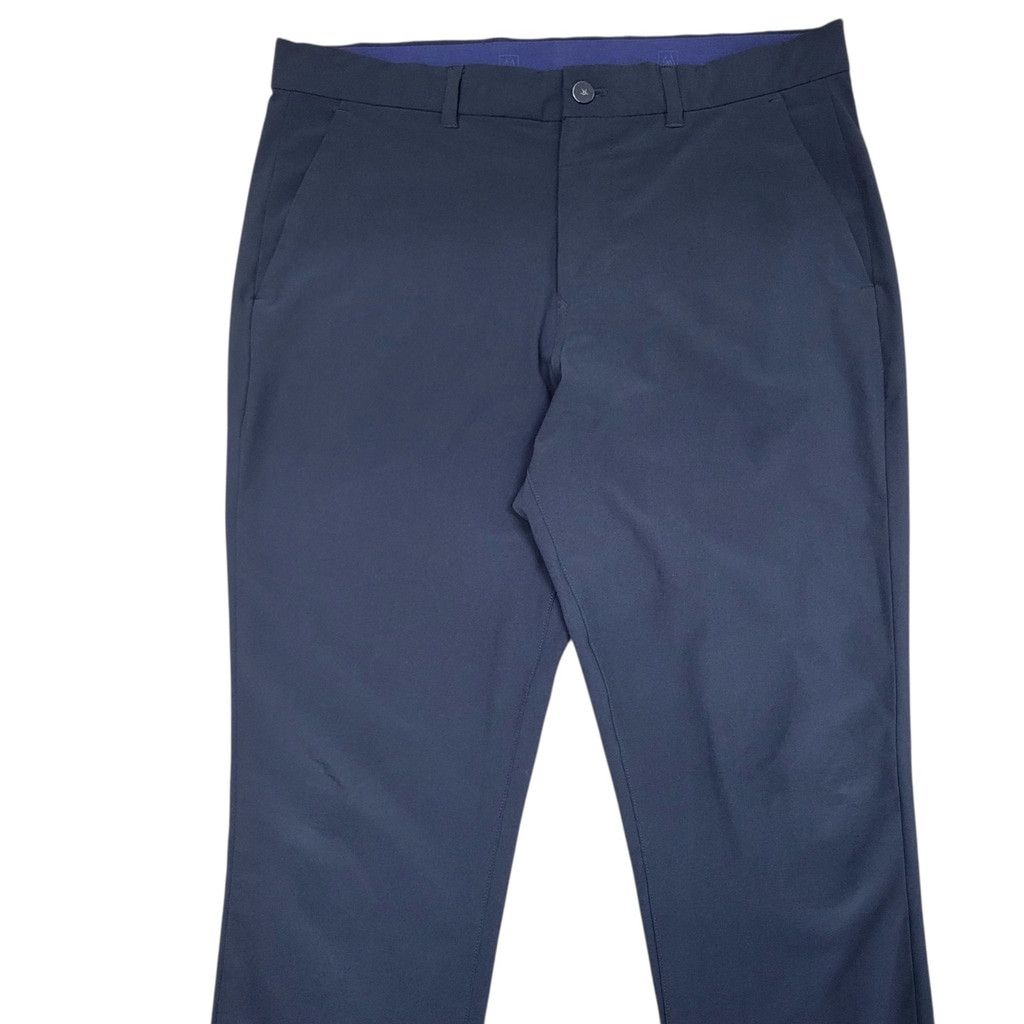 Mizzen+Main Mizzen Main Men's Black Polyester Spandex Blend Flat Front G Size US 35 - 6 Thumbnail