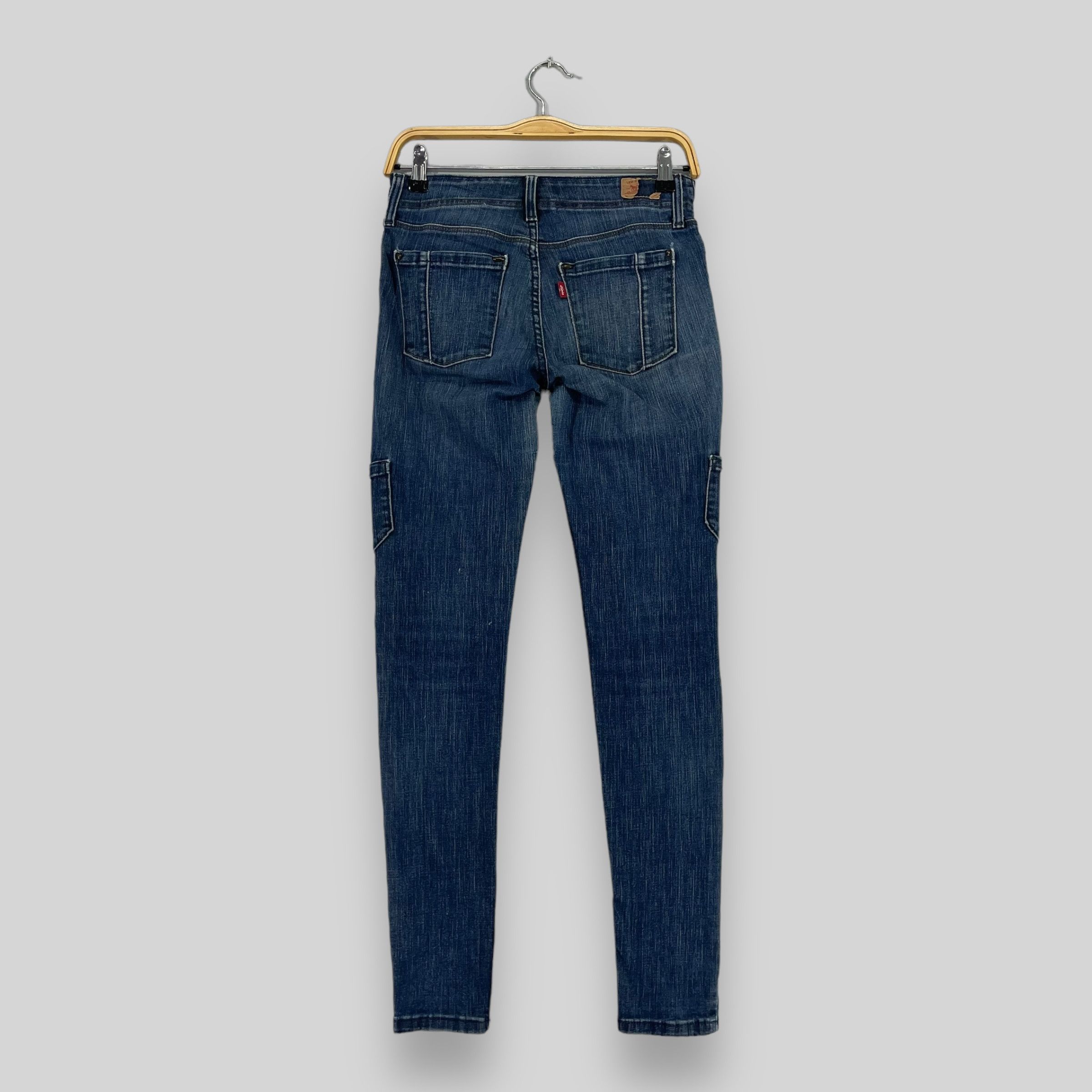 Levi's Size 27 Vintage Levis 535 Legging Stretchable Jeans Size 27" / US 4 / IT 40 - 7 Thumbnail