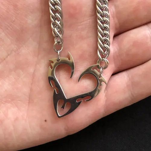 Jewelry Norika x Ryoka Chain Necklace Punk Gothic Chrome Rock Venom Size ONE SIZE - 5 Thumbnail