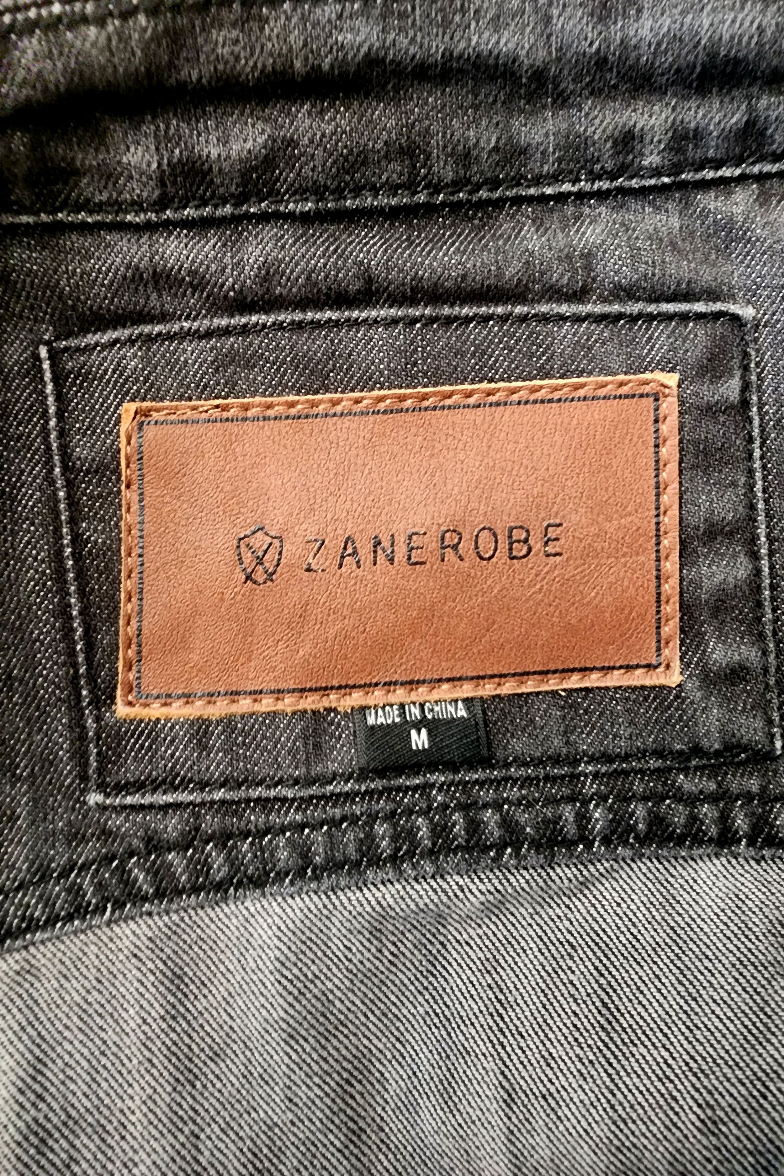 Zanerobe Black Denim Vest with Camo Details Size US M / EU 48-50 / 2 - 5 Thumbnail
