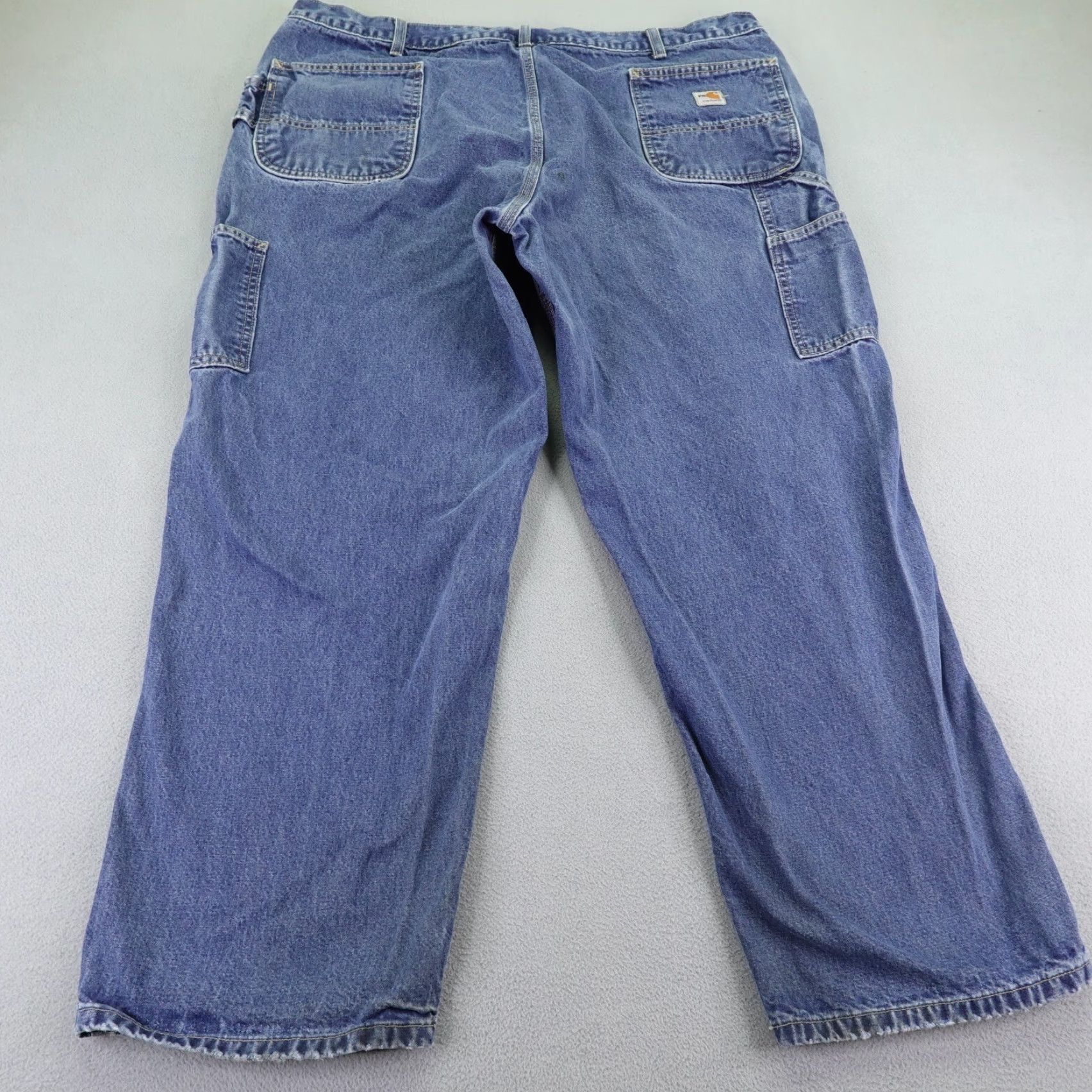 Carhartt VINTAGE Carhartt Cotton Denim Jeans Mens 44X30 Regular Fit Straight Flare-Resistant Workwear Blue Size US 42 / EU 58 - 7 Thumbnail