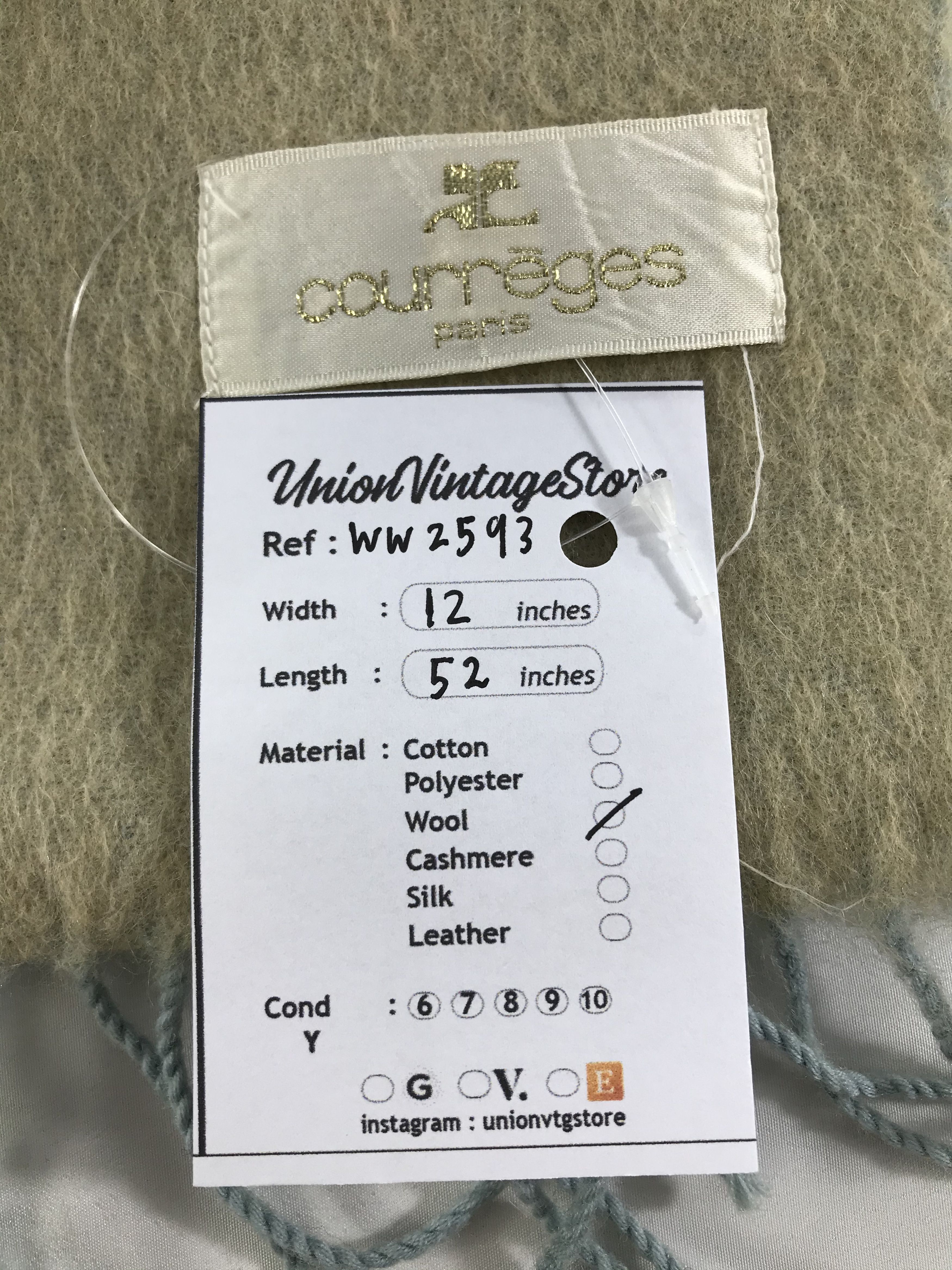 Courreges Courreges Scarf / Muffler / Neckwear - WW2593 Size ONE SIZE - 5 Thumbnail