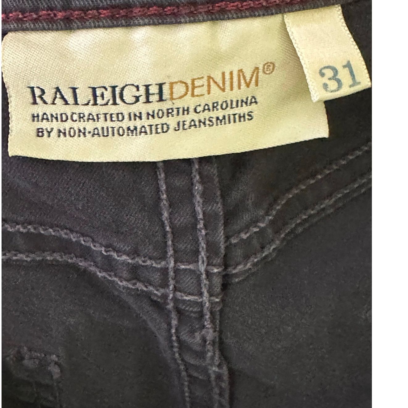 Raleigh Denim Raleigh Denim gray straight leg jeans size 31 Size 31" - 4 Thumbnail